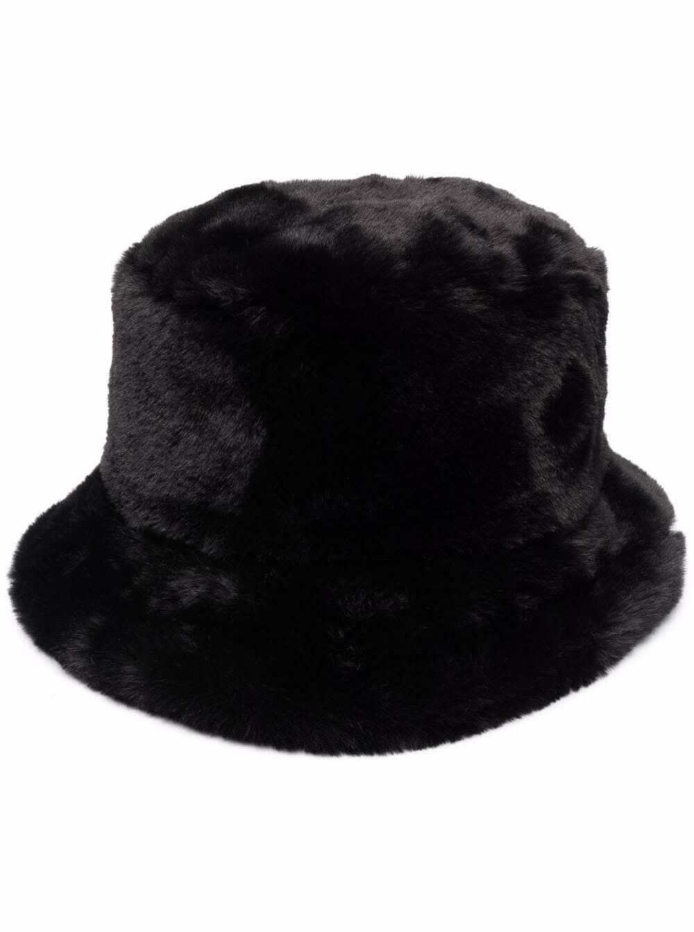 RED Valentino Faux Fur Bucket Hat