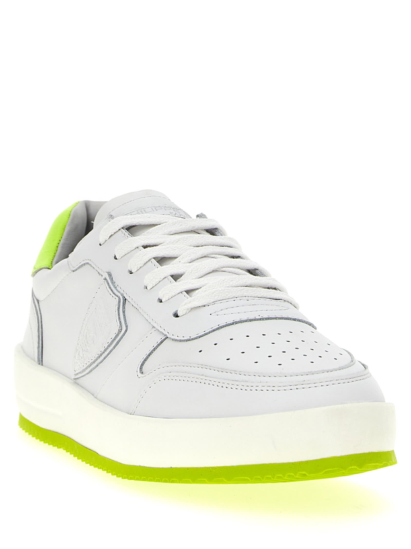 Shop Philippe Model Nice Low Sneakers In Multicolor