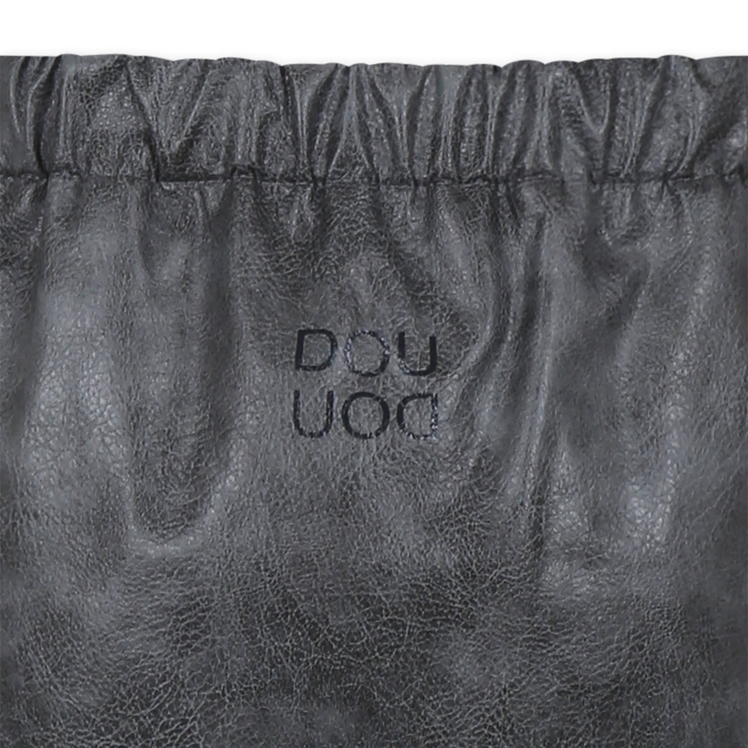 Douuod Elastic Waist Skirt In Grey