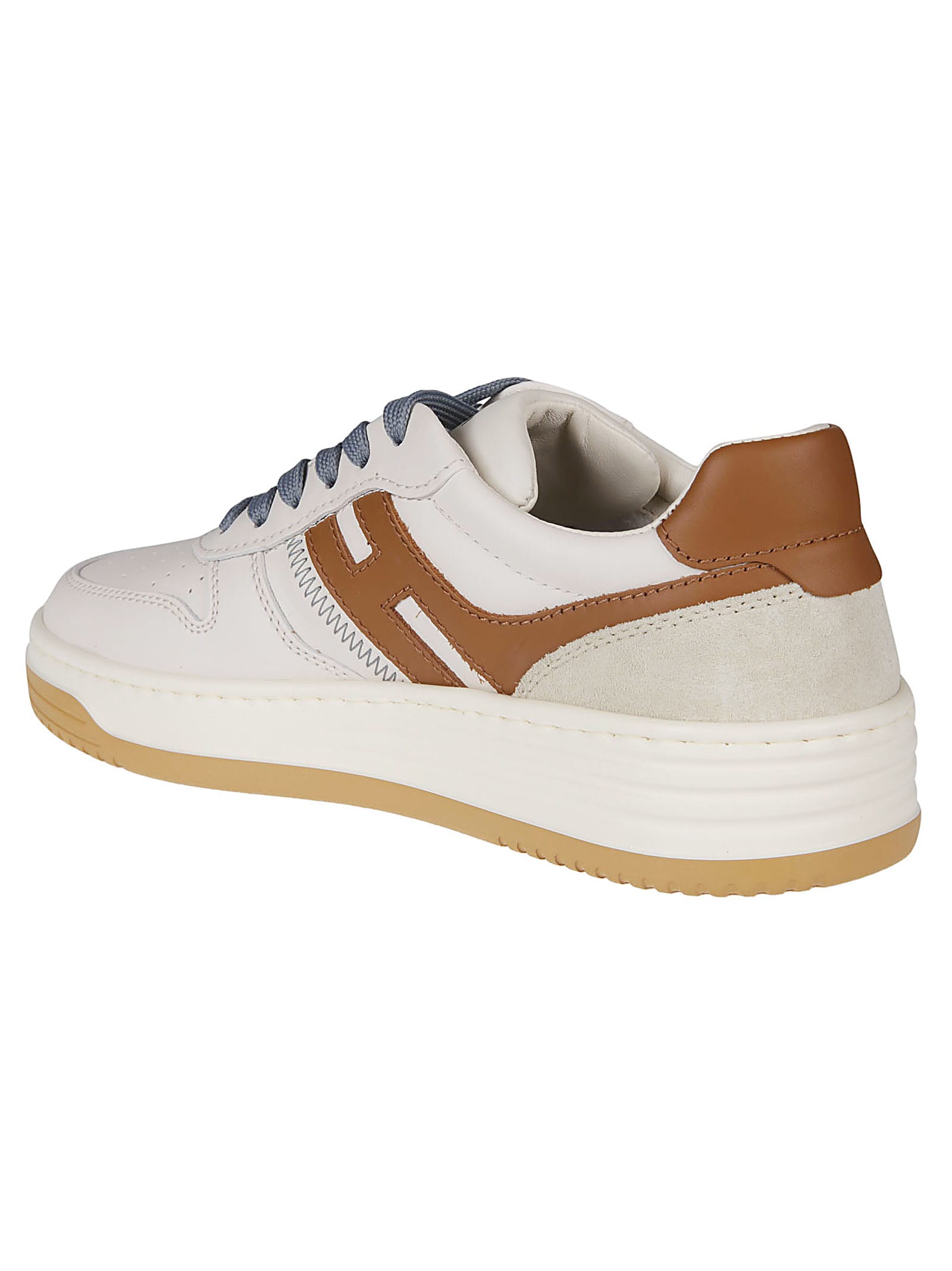 Shop Hogan H630 Sneakers In Frk Bianco/marrone