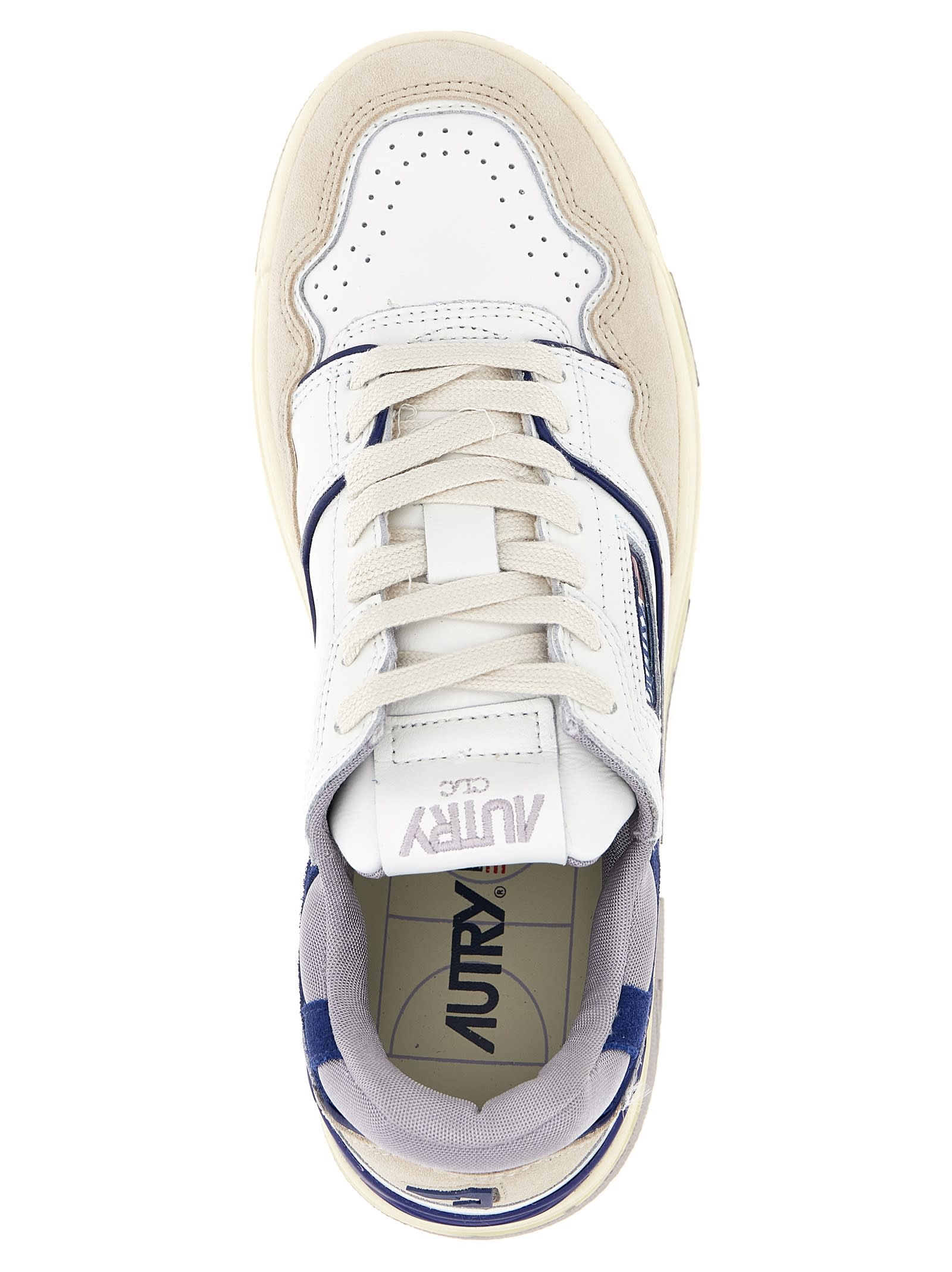 Shop Autry Clc Low Sneakers In Blue