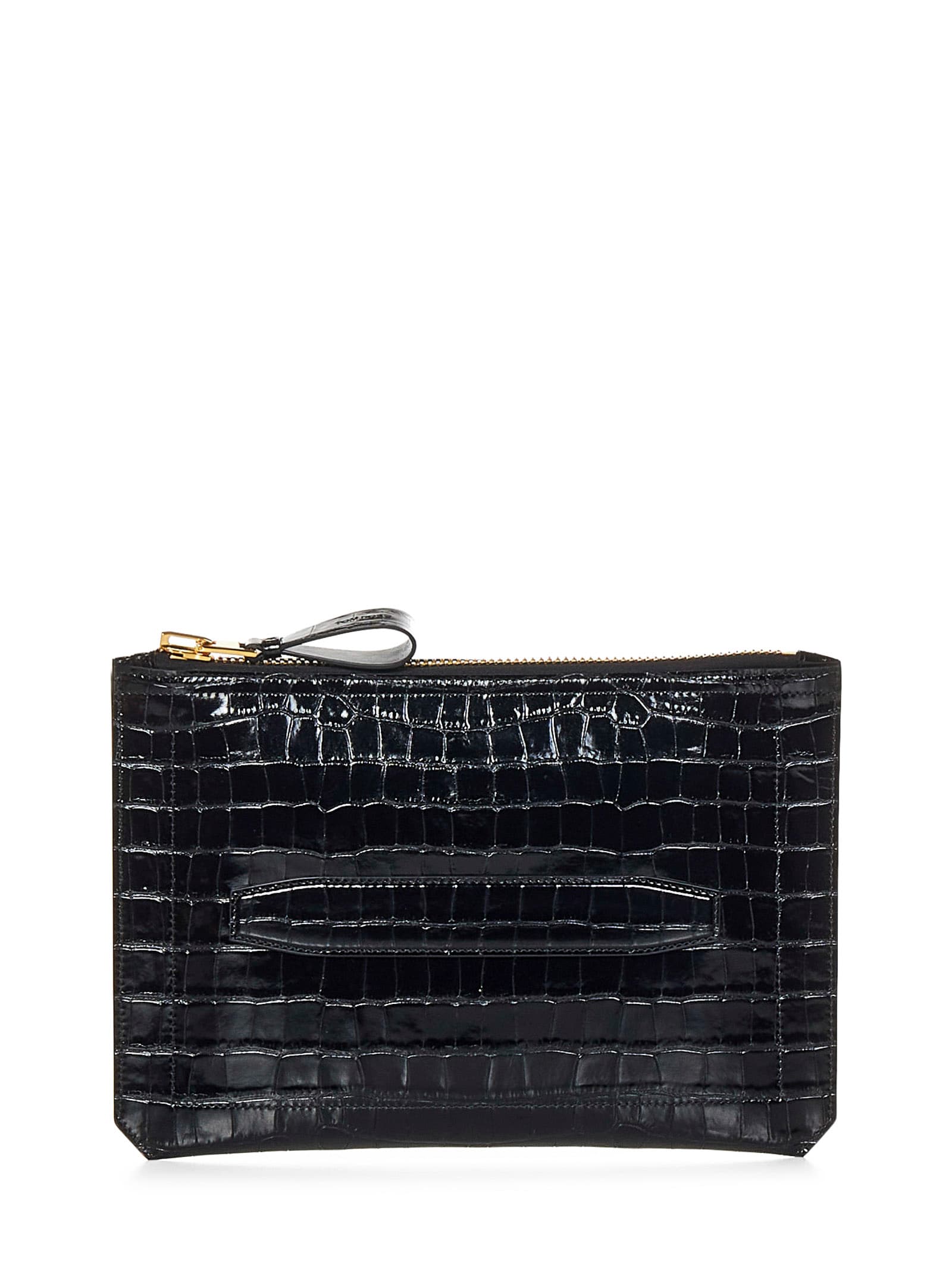 Shop Tom Ford Buckley Clutch In Black