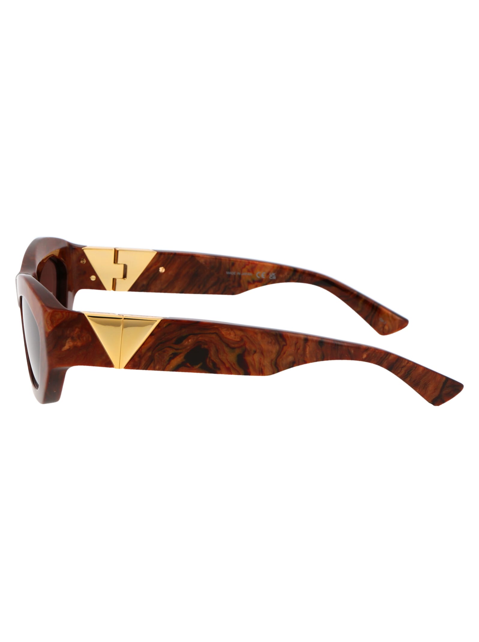 Shop Bottega Veneta Bv1221s Sunglasses In 005 Brown Brown Brown