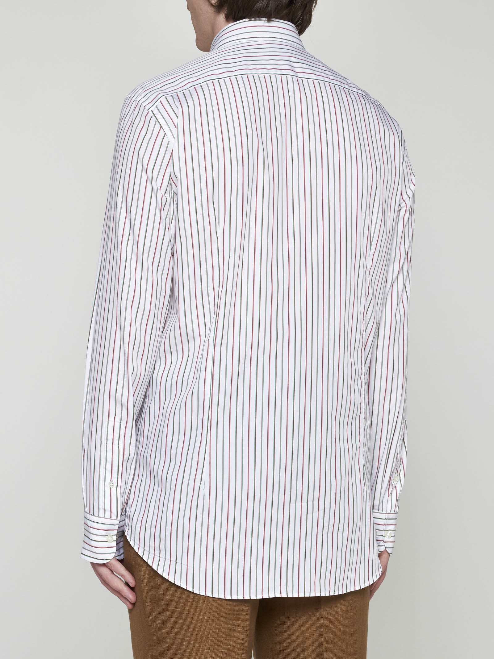 Shop Etro Shirt In Rigato