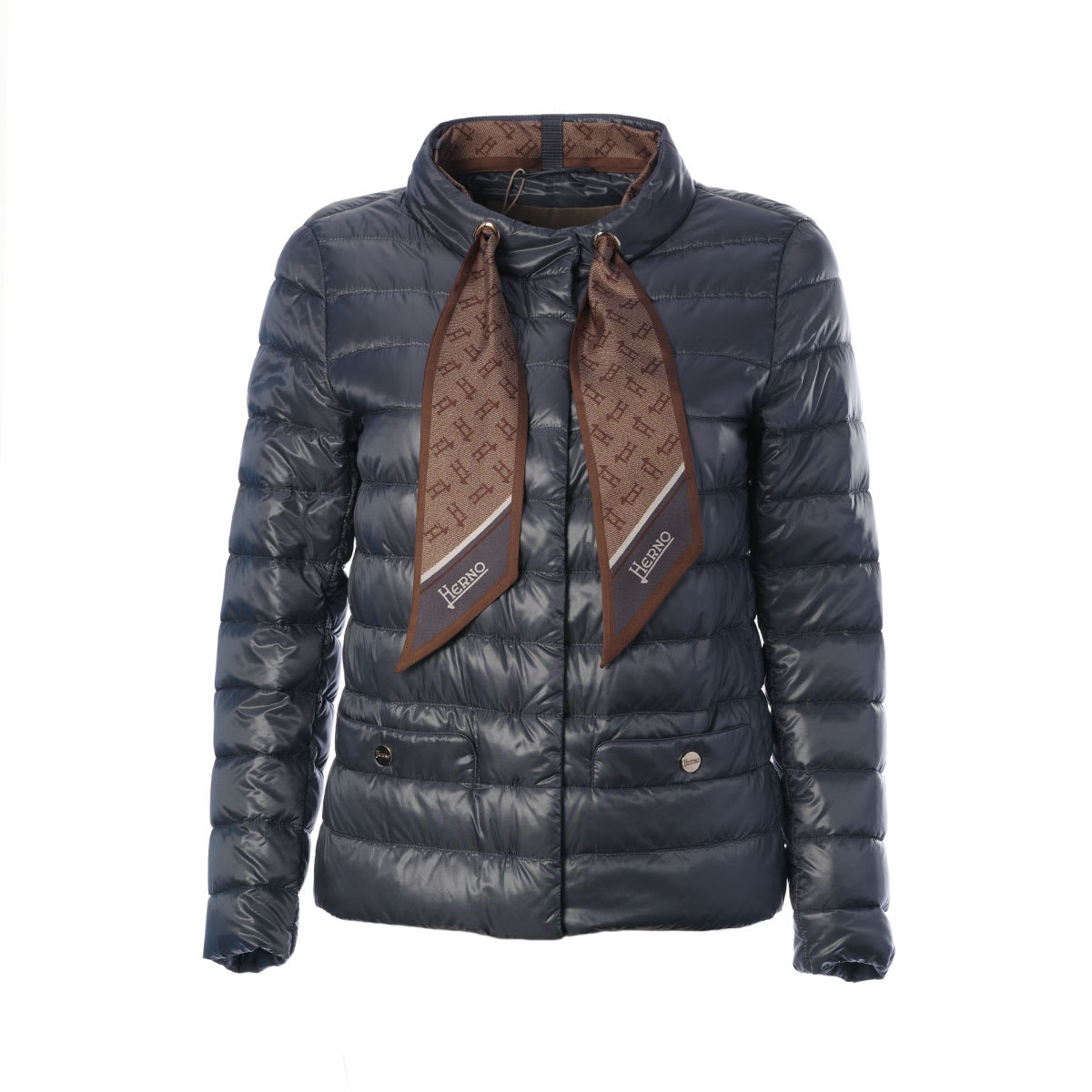 Herno Tie Applique Padded Jacket