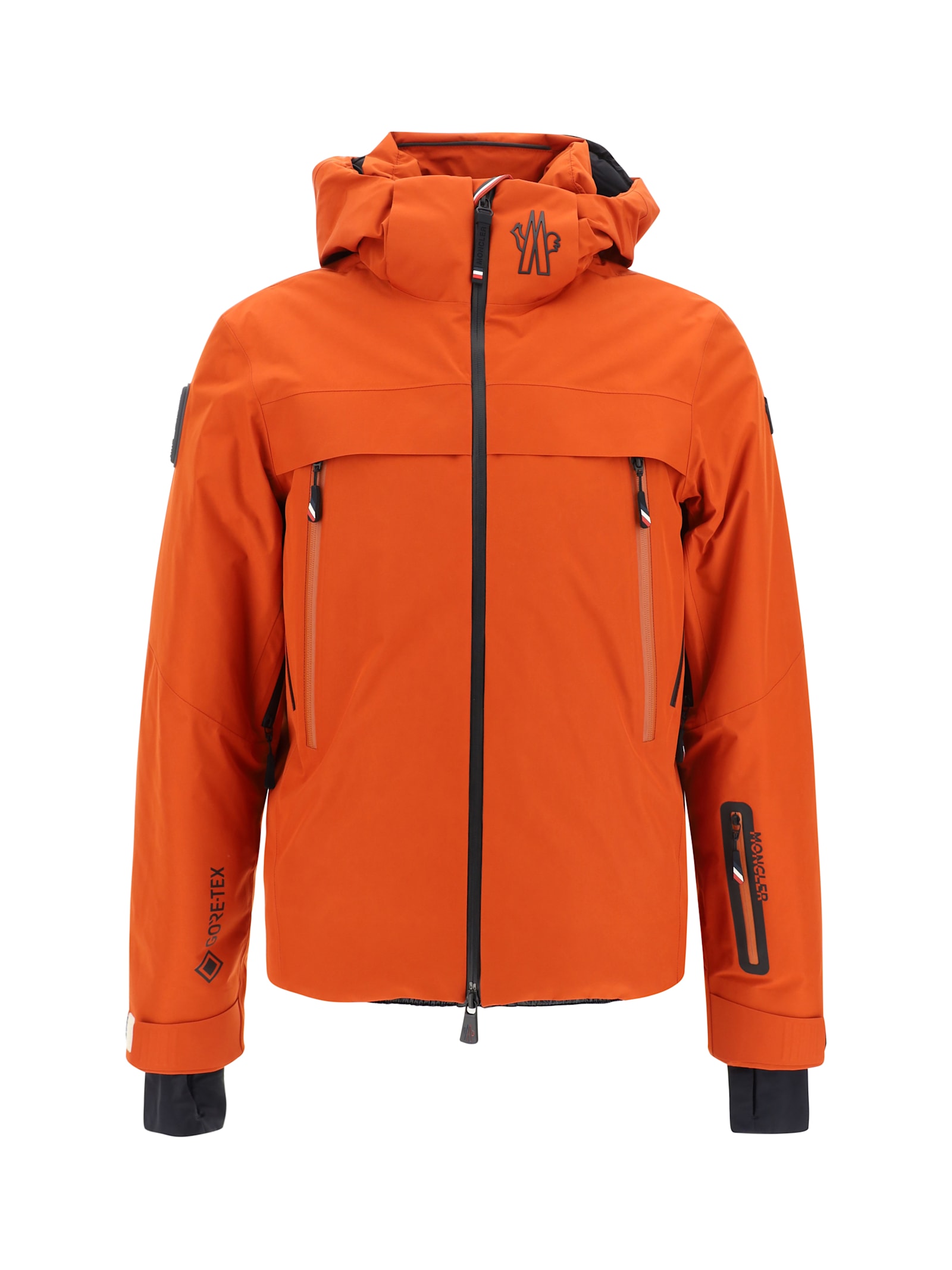 Shop Moncler Balmhorn Jacket In Orange