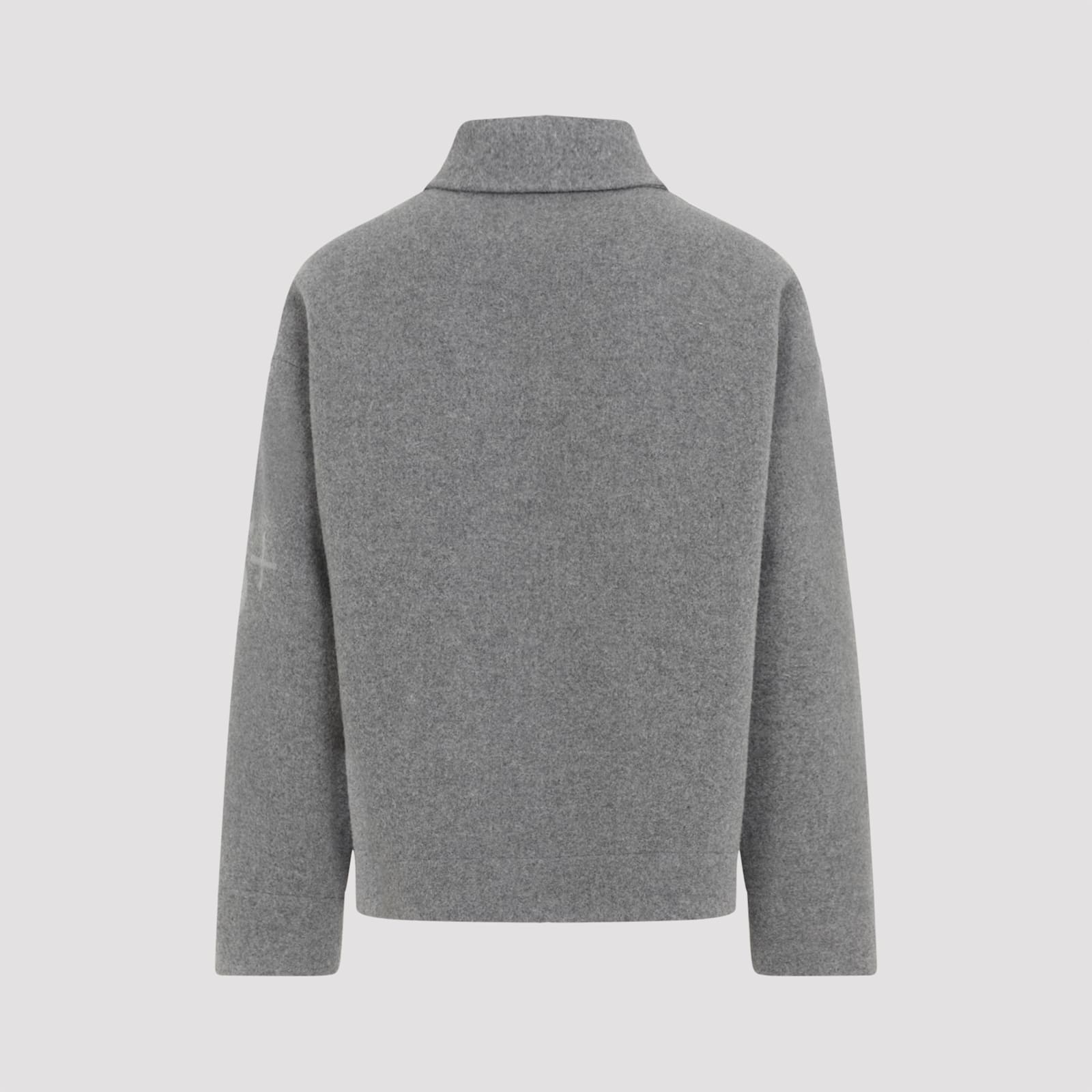 Shop Jil Sander Virgin Wool Coat In Pebble