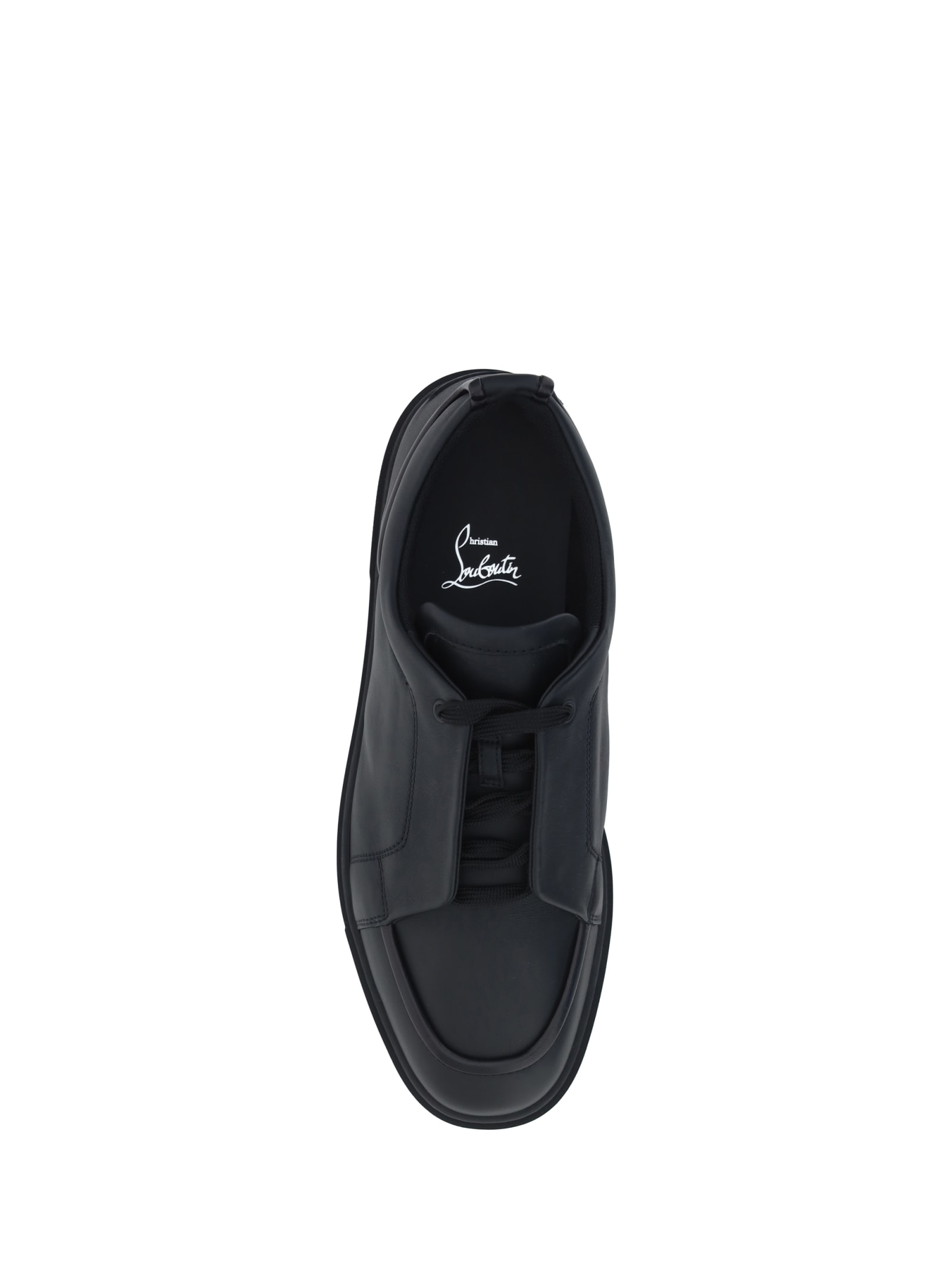 Shop Christian Louboutin Jimmy Sneakers In Black