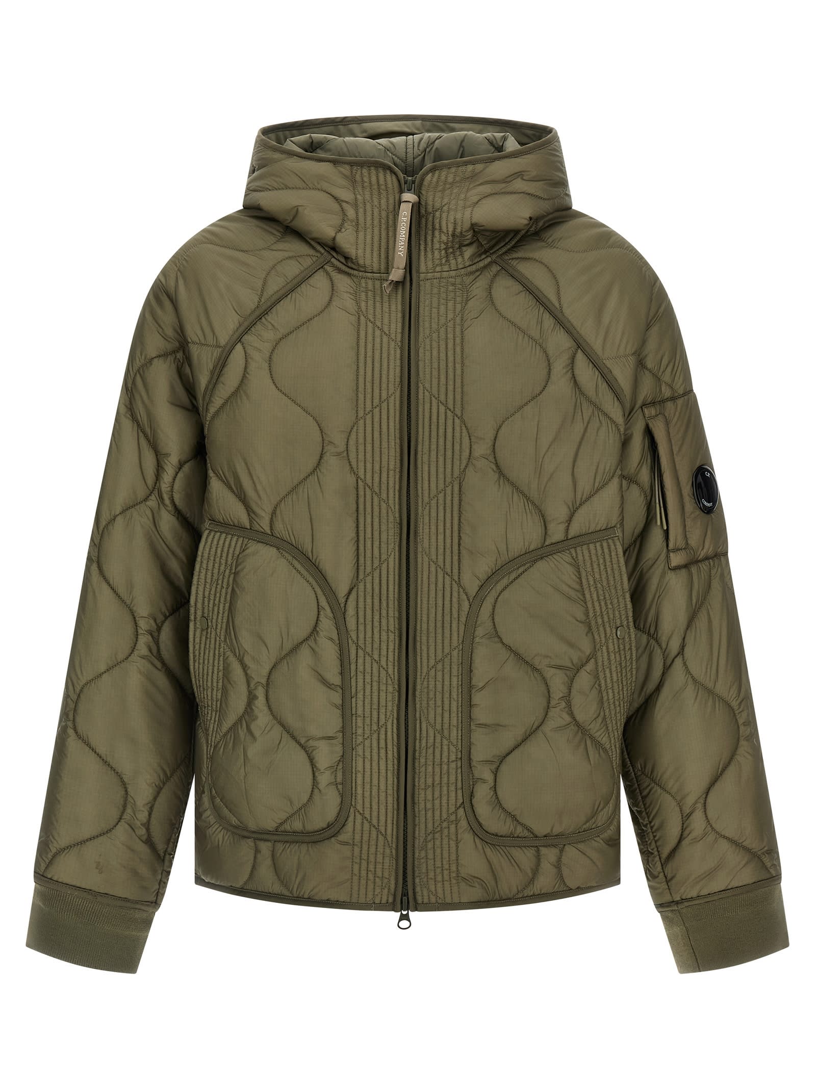 C.p. Company C. P. Company Light Down Jacket In Green