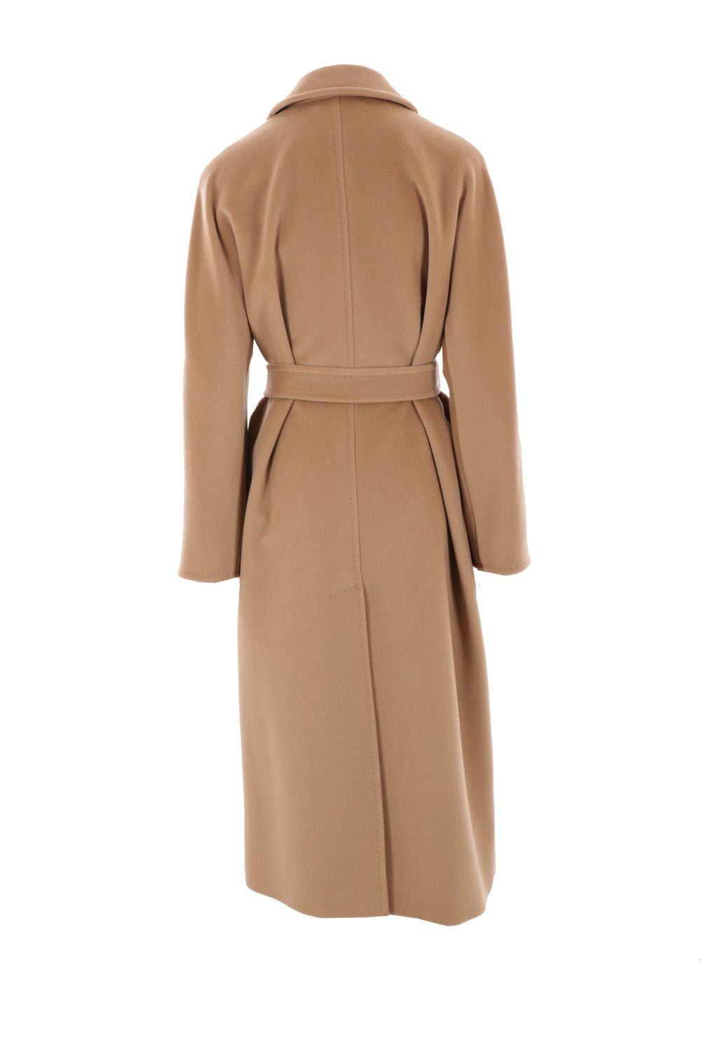 Max Mara Tan Locri Coat In Brown