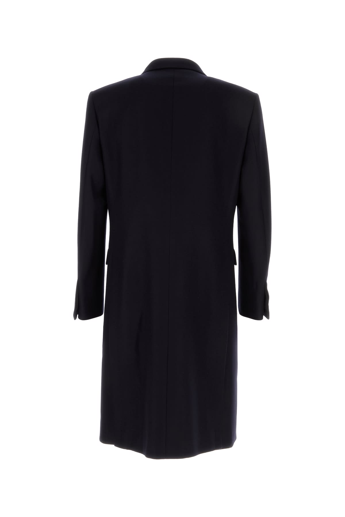 Shop Givenchy Fitted Long Coat In Nightblue