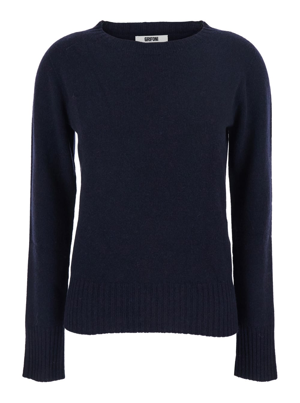 Mauro Grifoni Crewneck Sweater In Blue