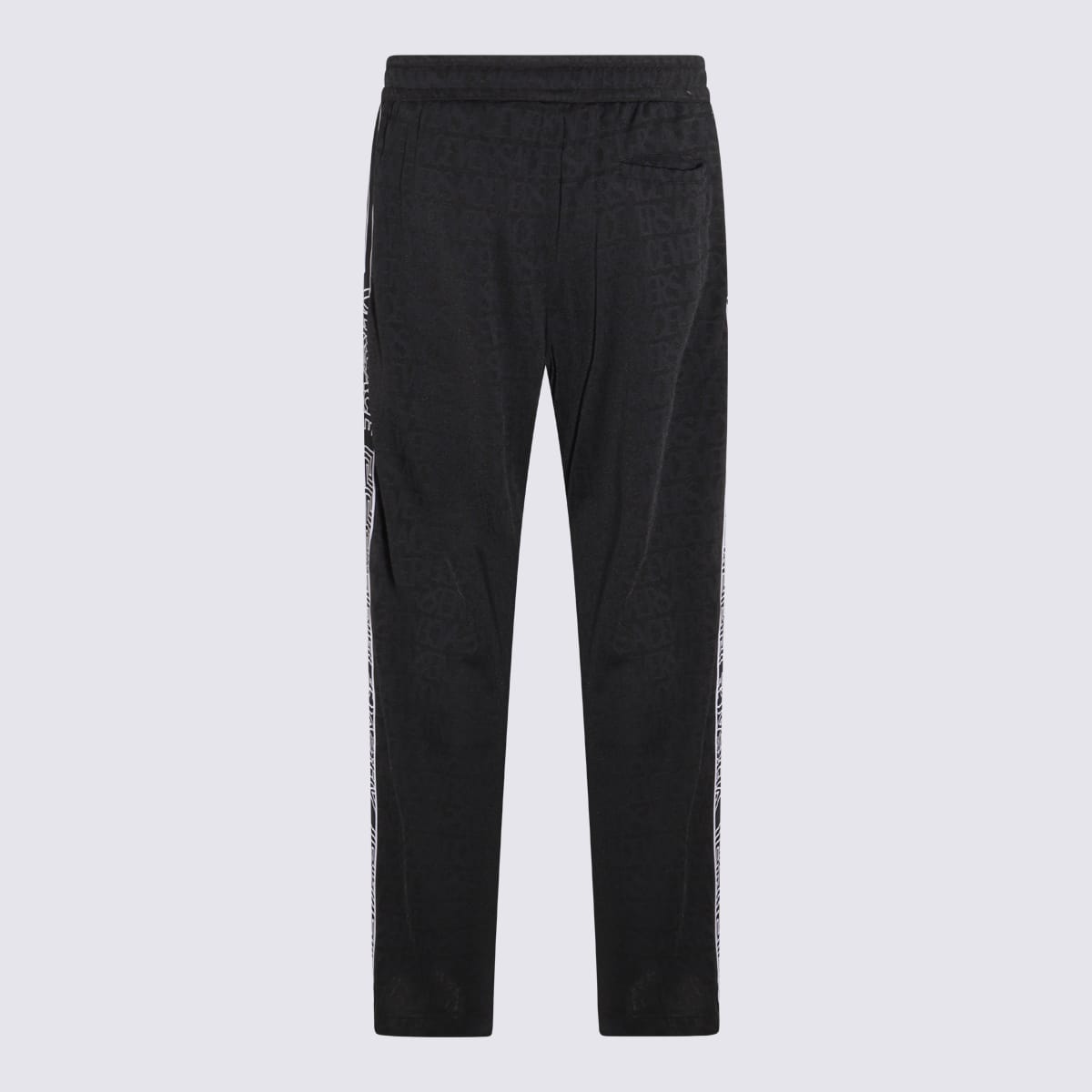Shop Versace Black And White Track Pants