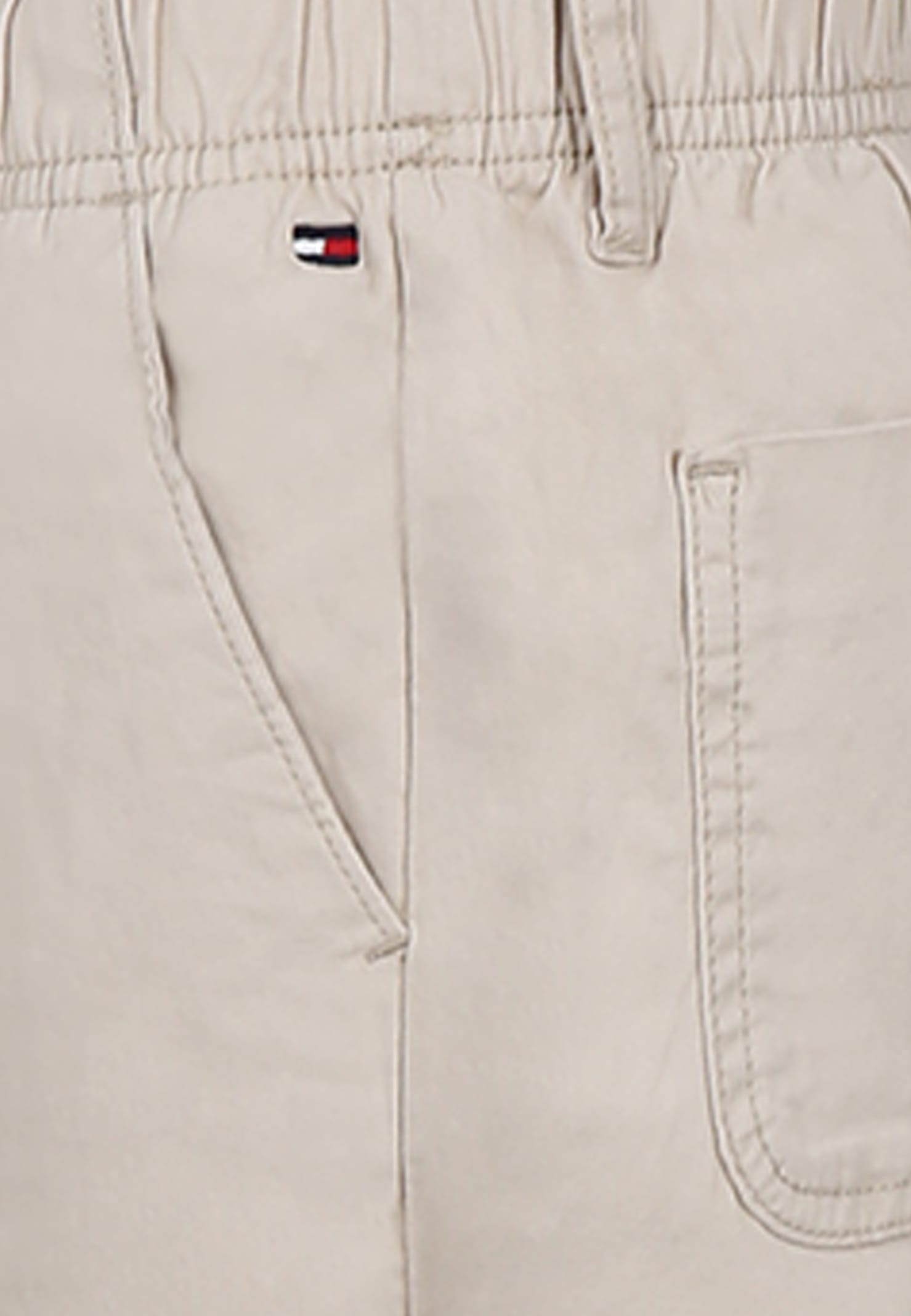 Tommy Hilfiger Beige Trousers For Boy With Logo In Beige