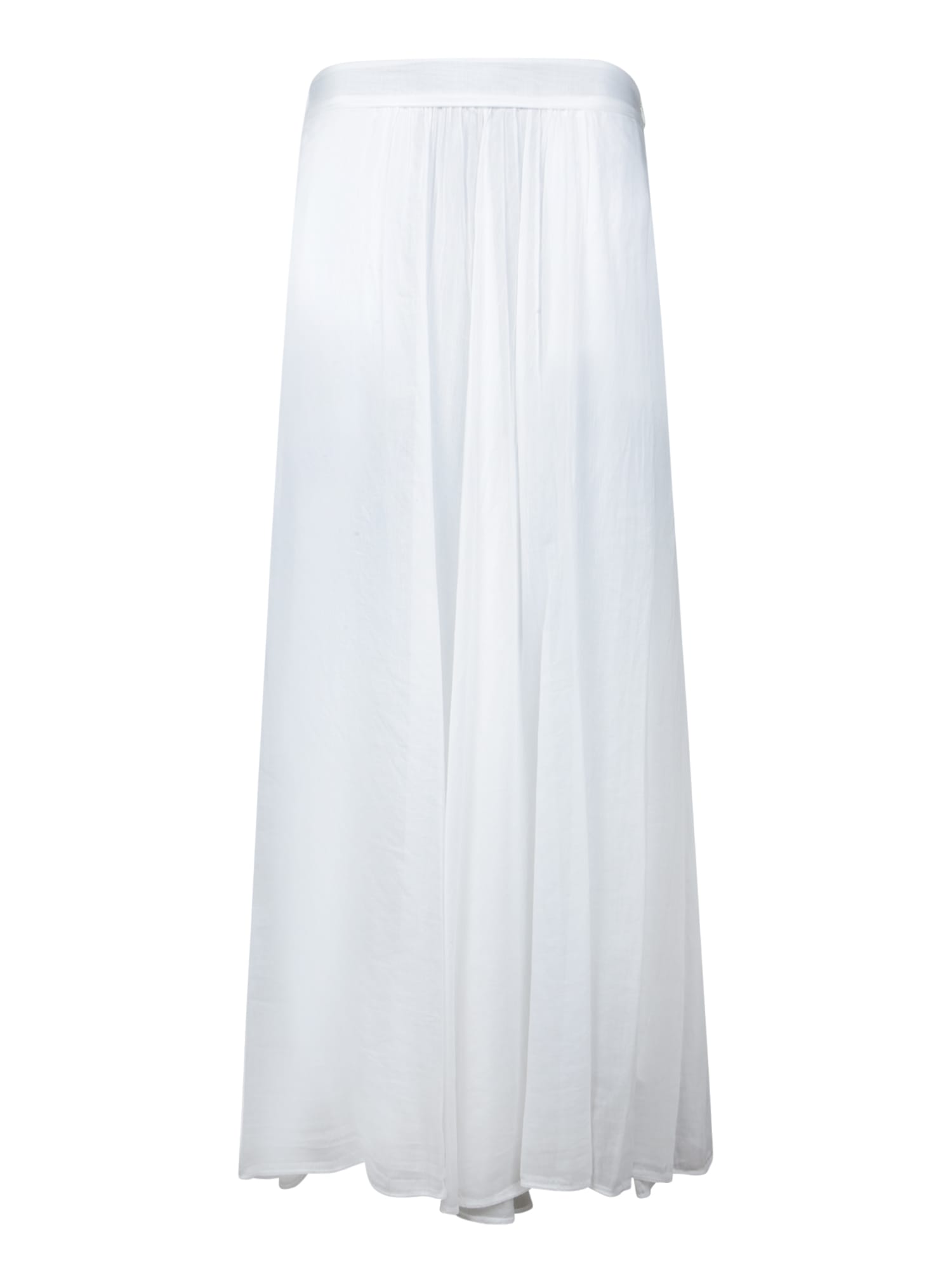 Forte_Forte White Voile Skirt