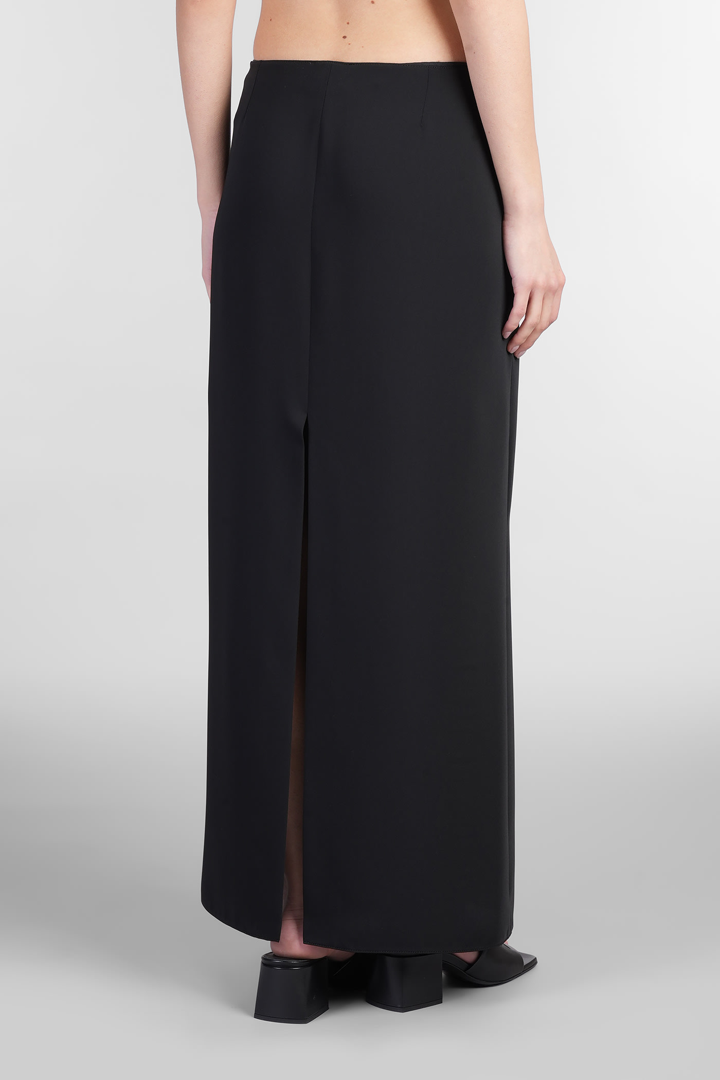 Courrèges Skirt In Black Polyester In Black