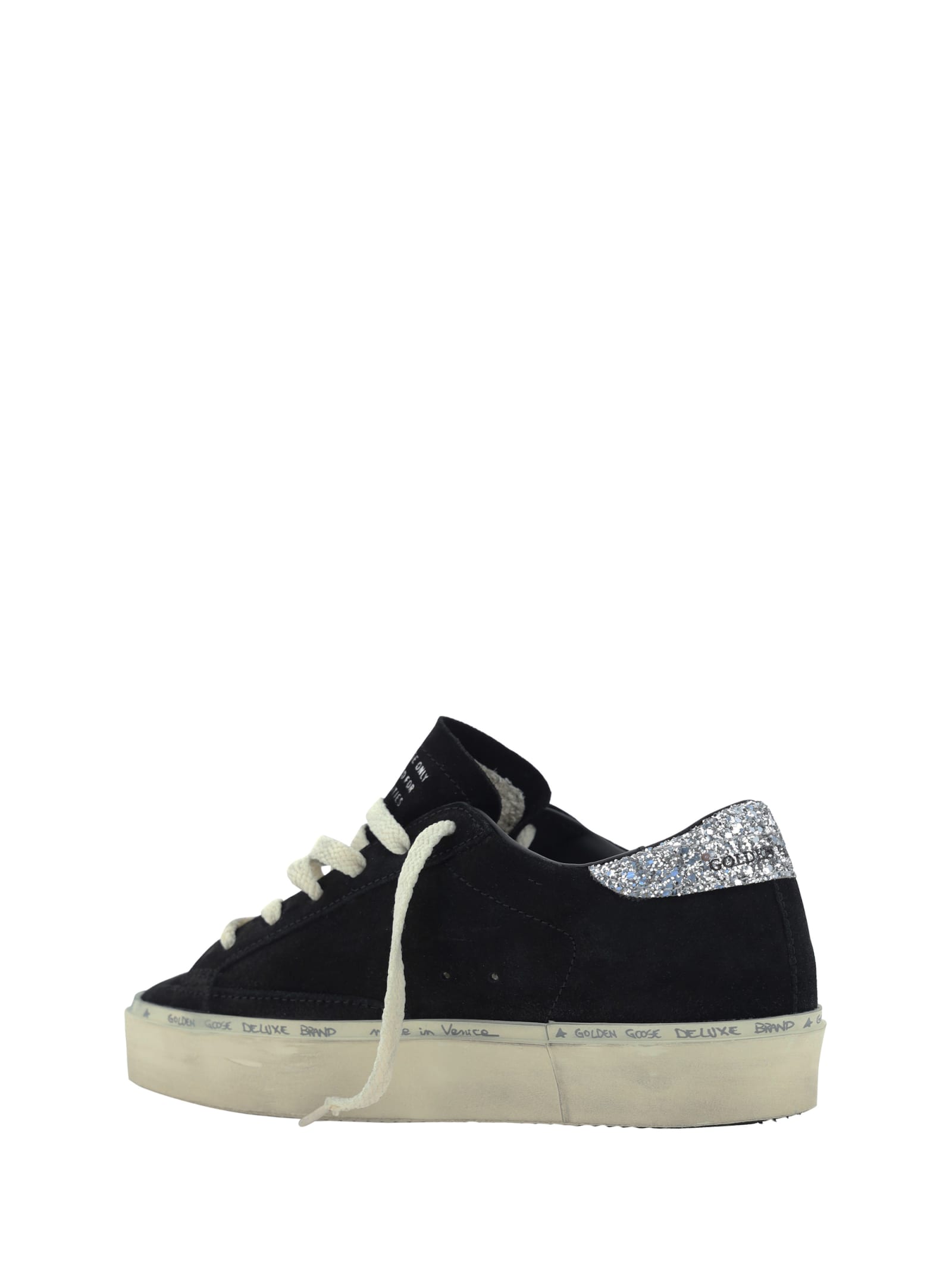 Shop Golden Goose Hi Star Sneakers In Nero