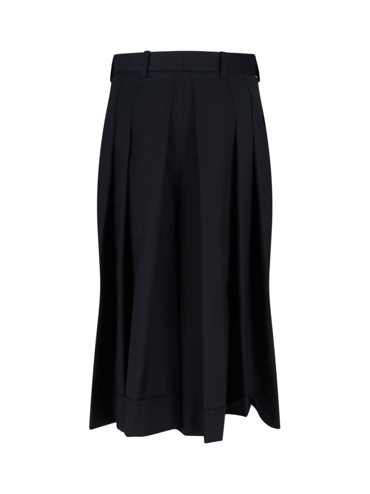 Vivienne Westwood Black Wool Culotte Pants In Black