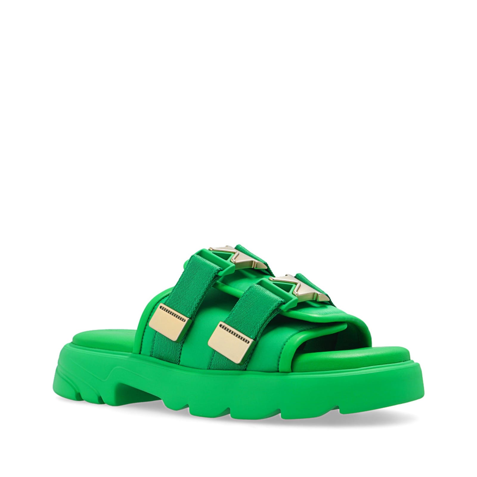 Bottega Veneta Flash Bomber Sandals In Green | ModeSens