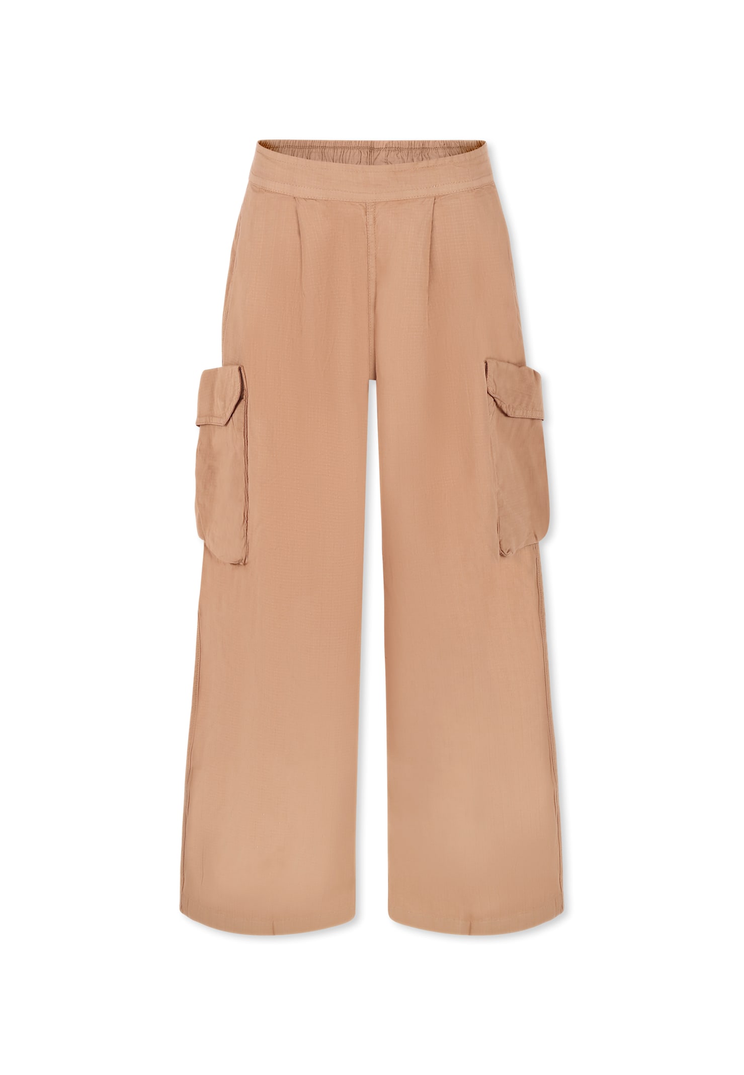 Molo Brown Trousers For Girl In Brown