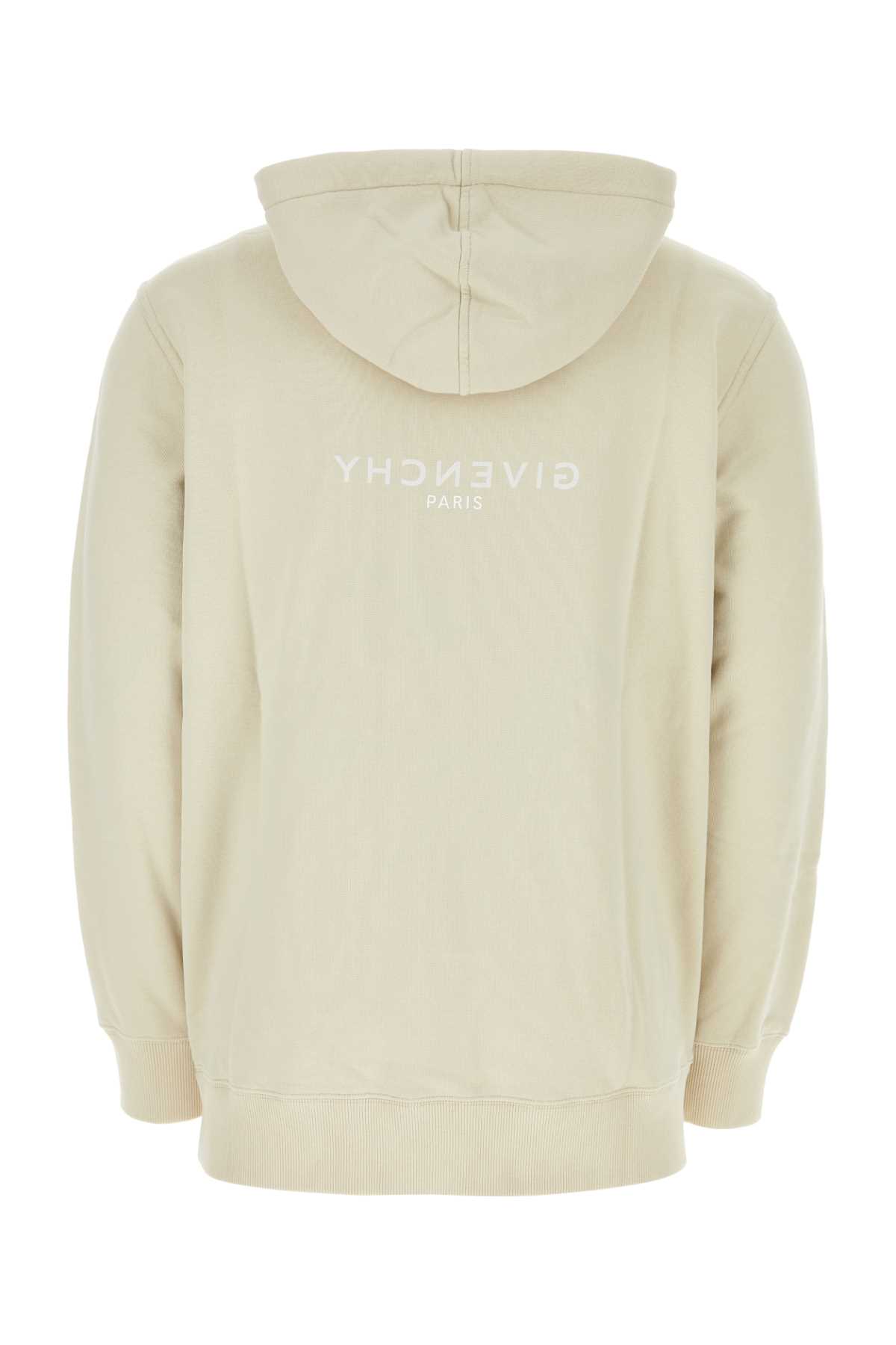 Shop Givenchy Sand Cotton Sweatshirt In Dustgrey