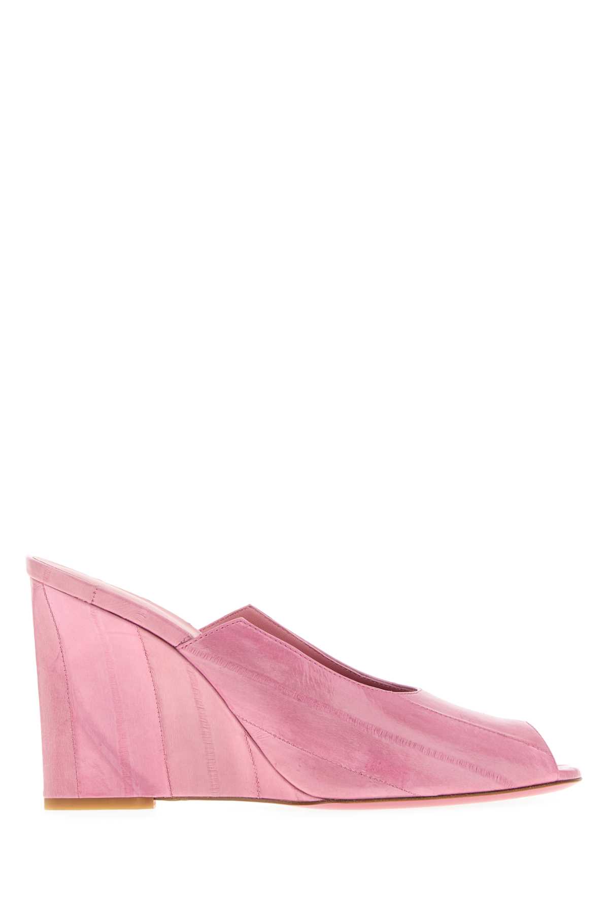 Fendi 90mm Leather Open-toe Sandals In Pink