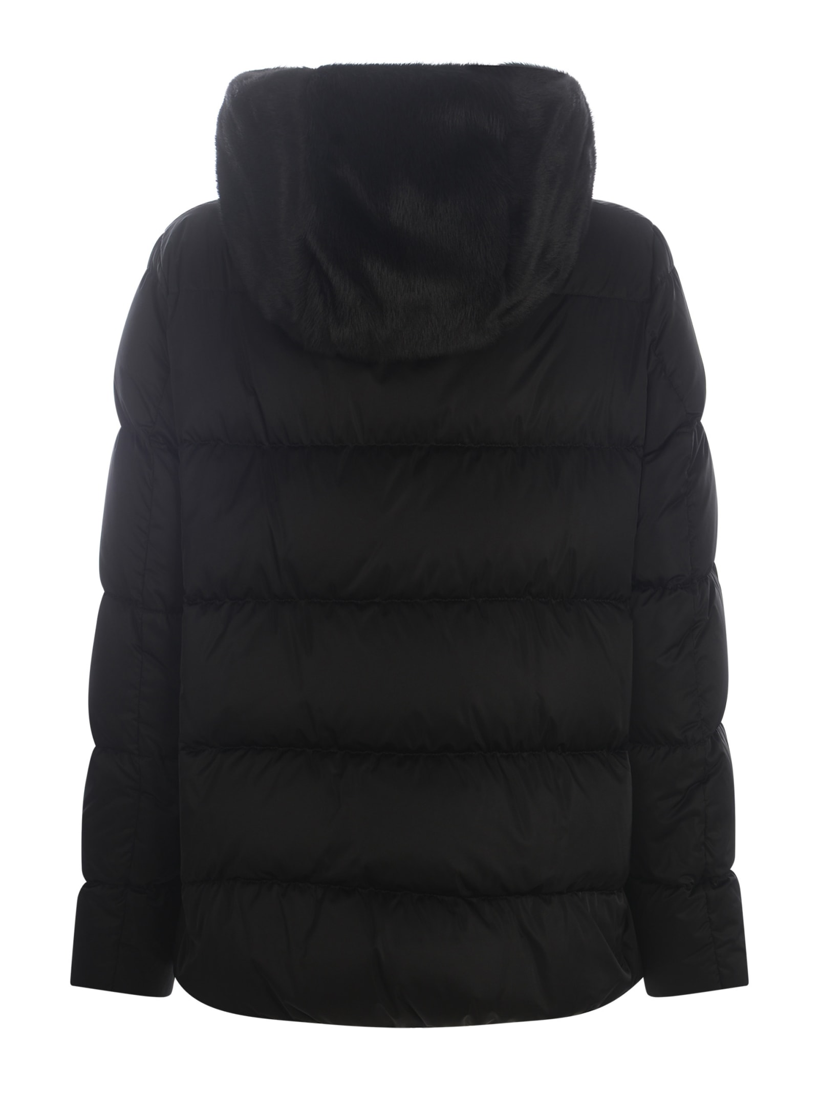 Shop Herno Jacket  Made Of Nylon In Black