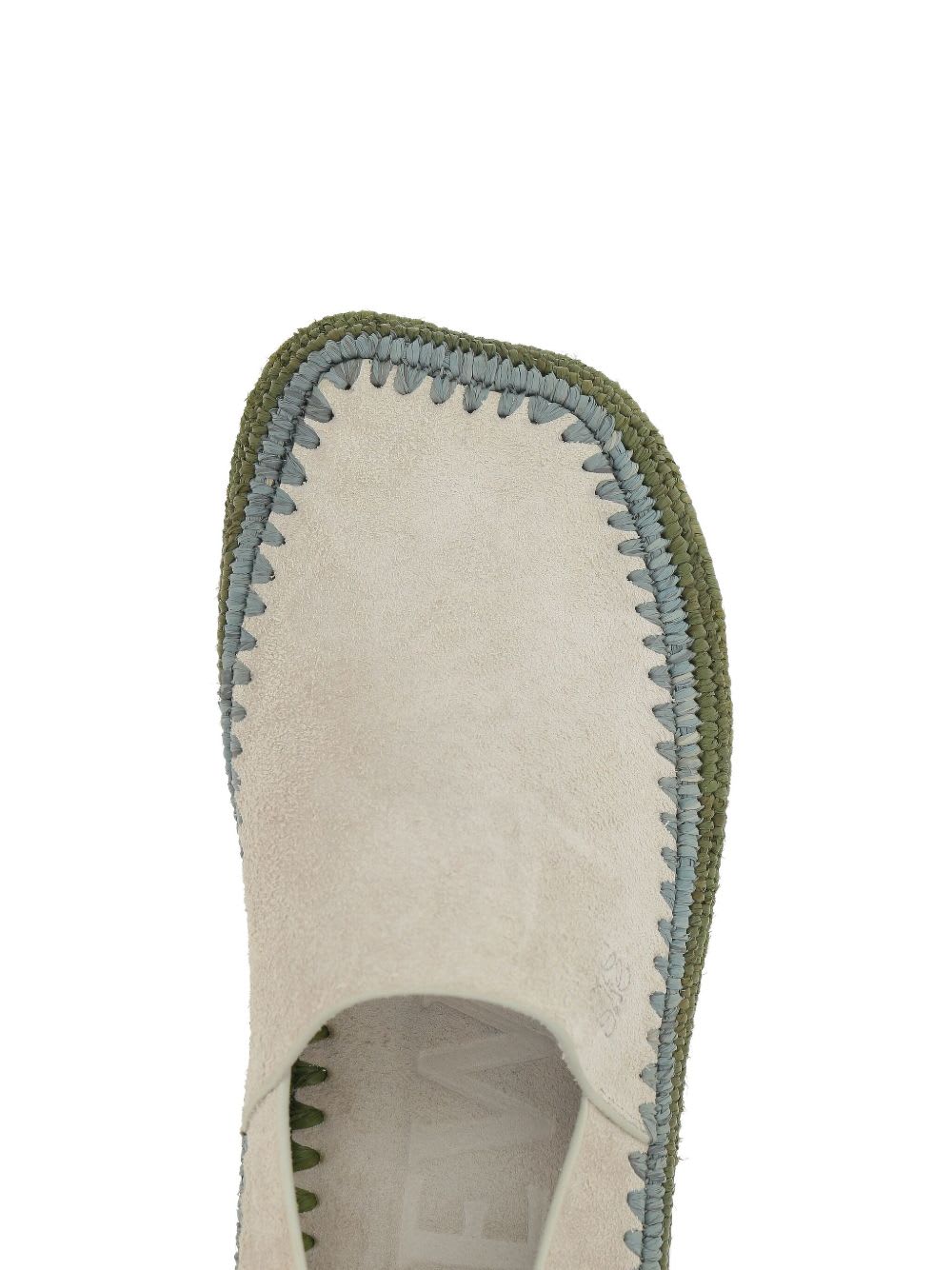 Loewe Rio Suede Espadrilles In Gray