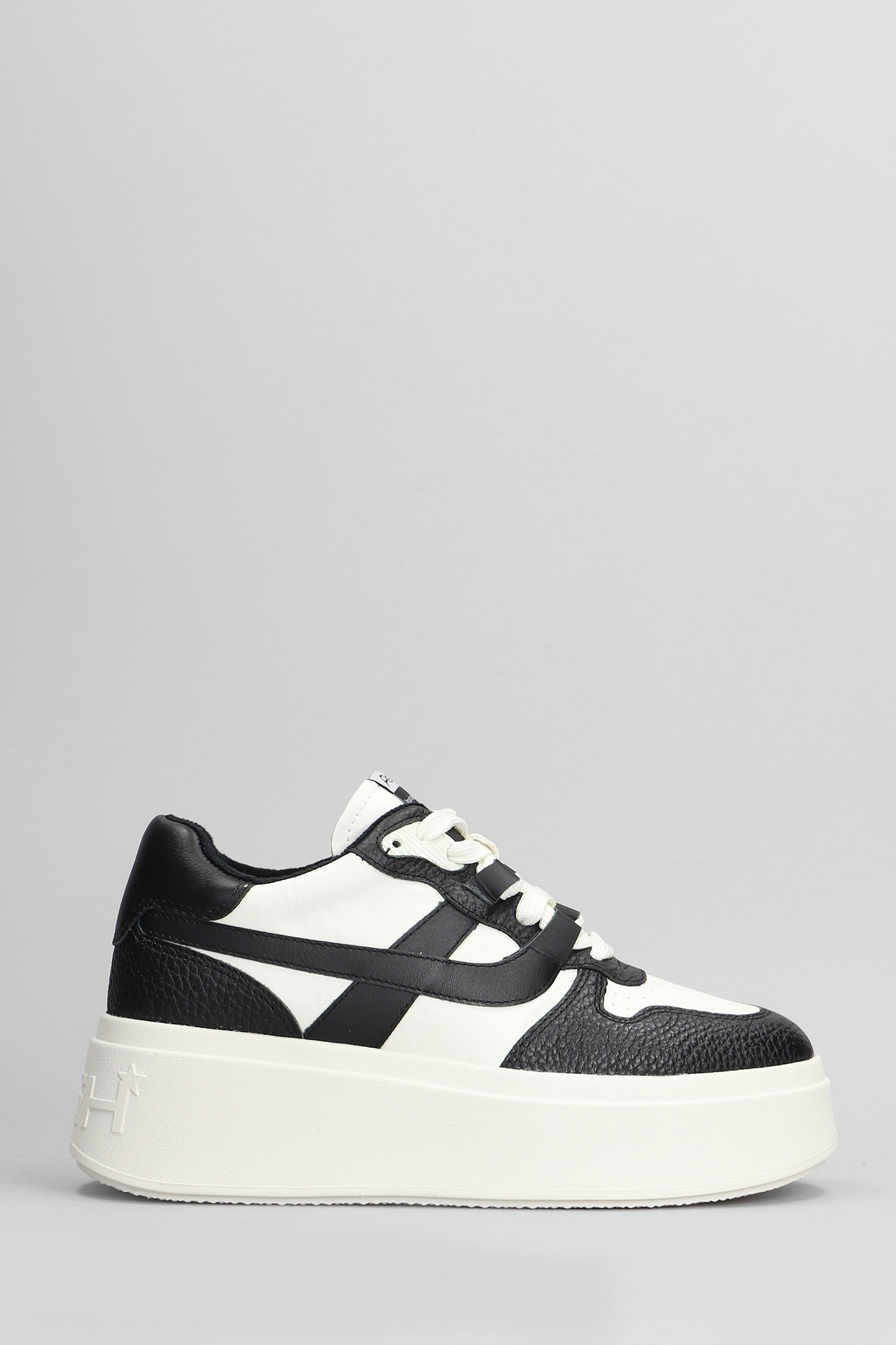 Shop Ash Match Sneakers In White Leather