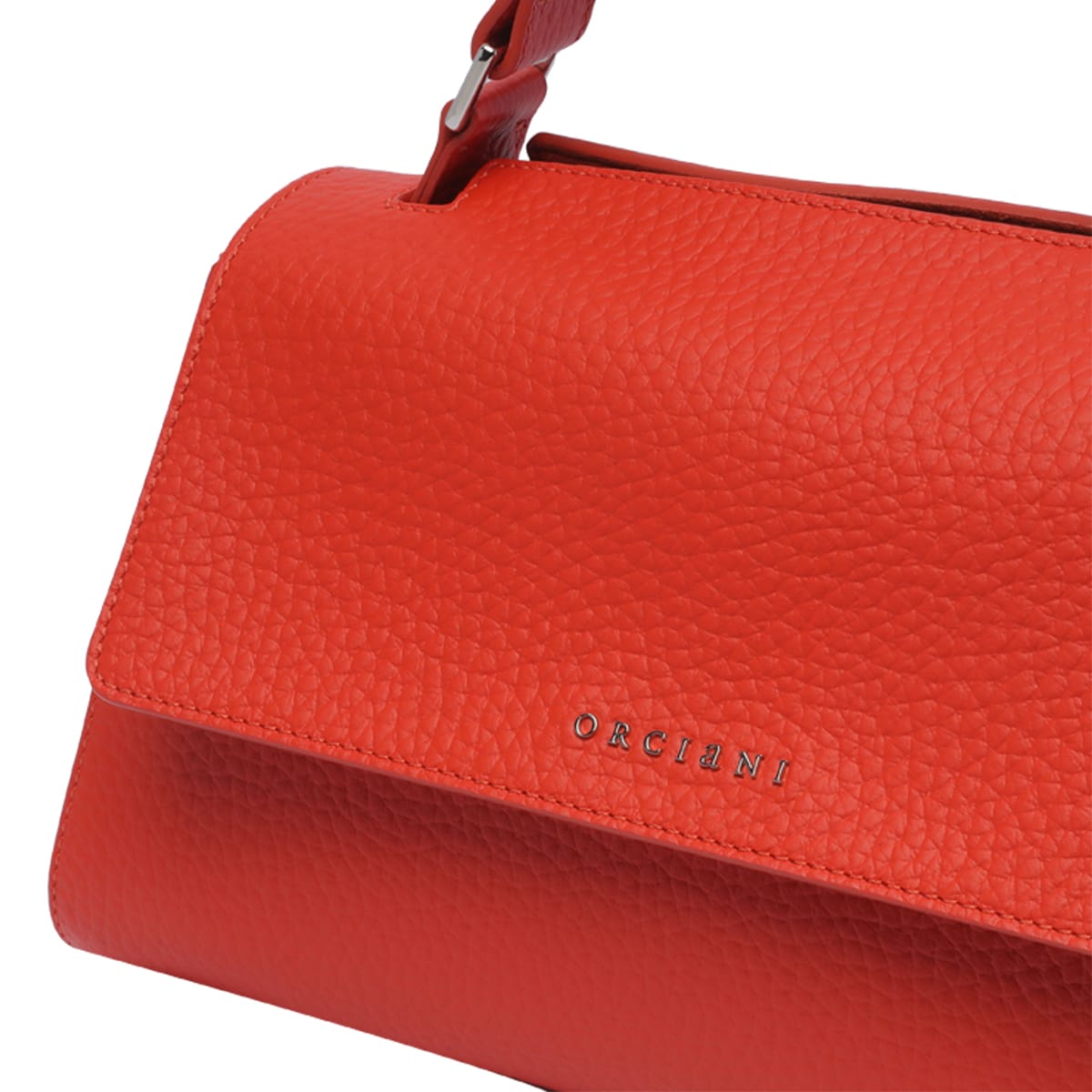 Shop Orciani Notturno Shoulder Bag In Red