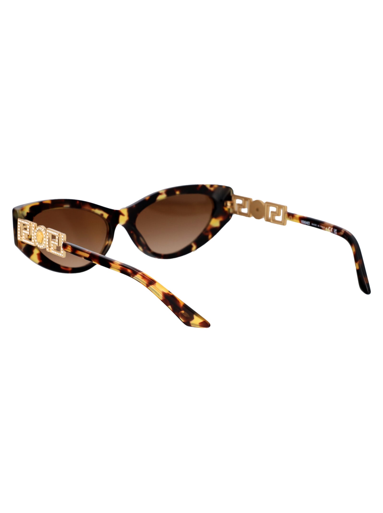 Shop Versace 0ve4470b Sunglasses In 547013 Havana