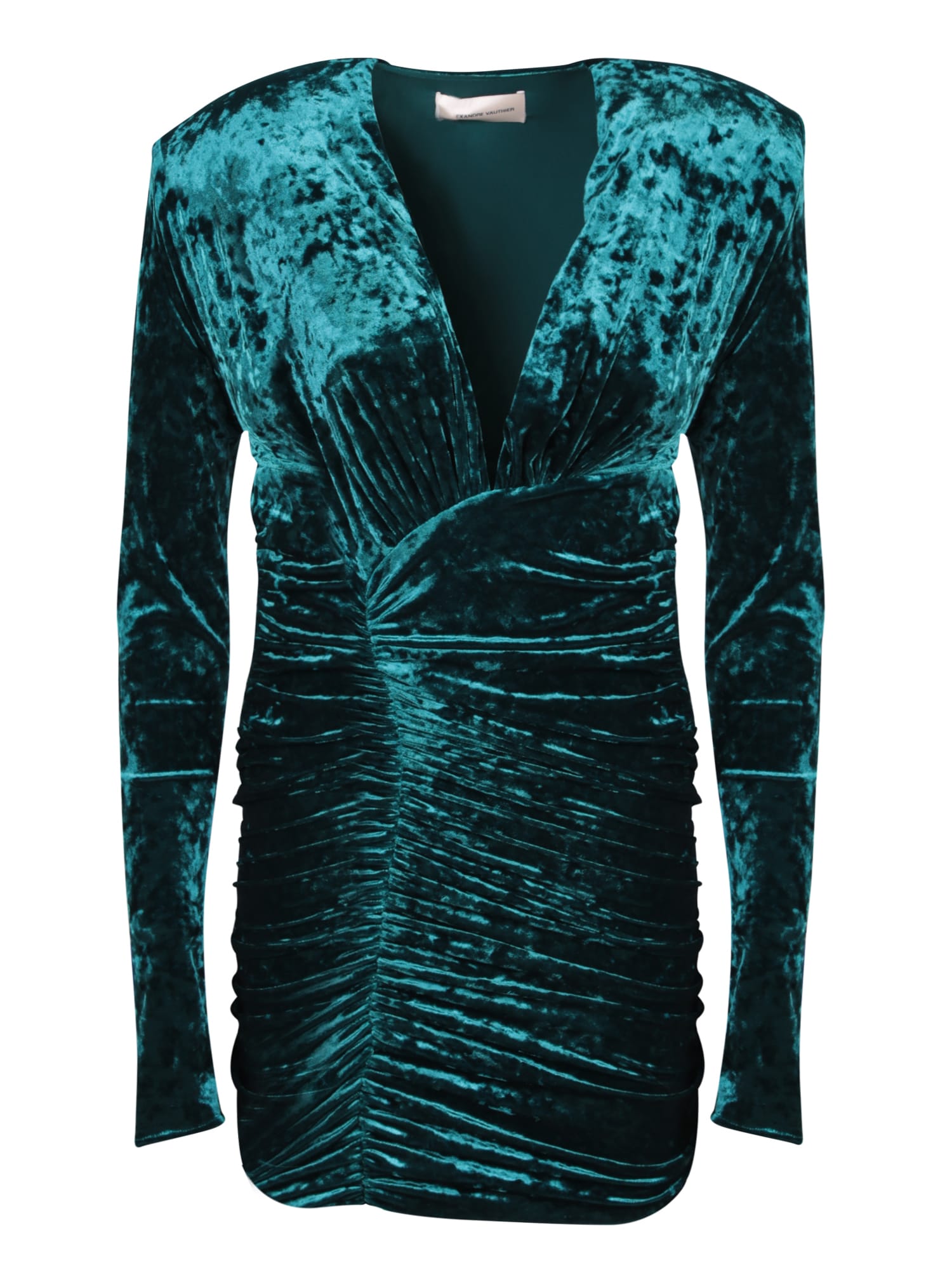 Velvet Dress Cypress Green