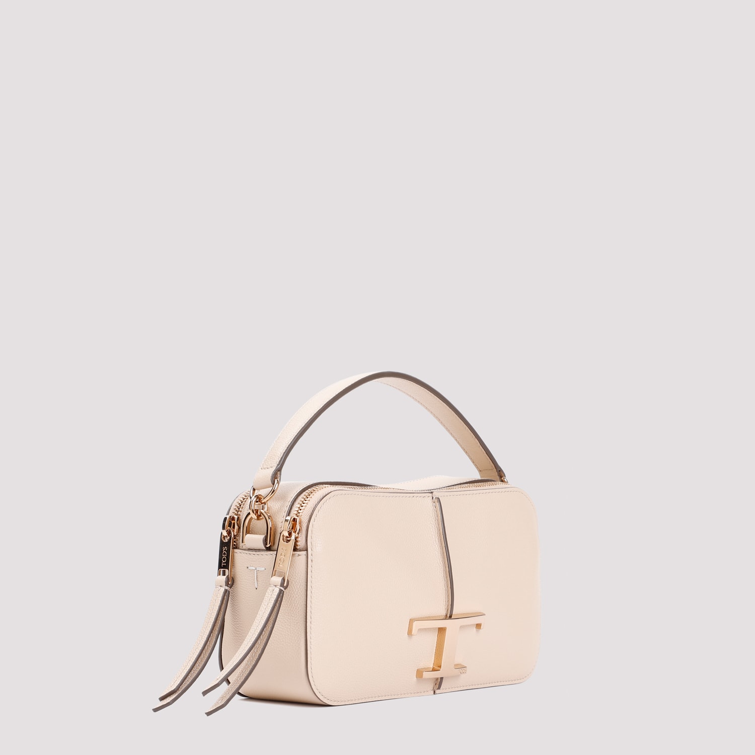 Shop Tod's T Timeless Camera Bag In Naturale