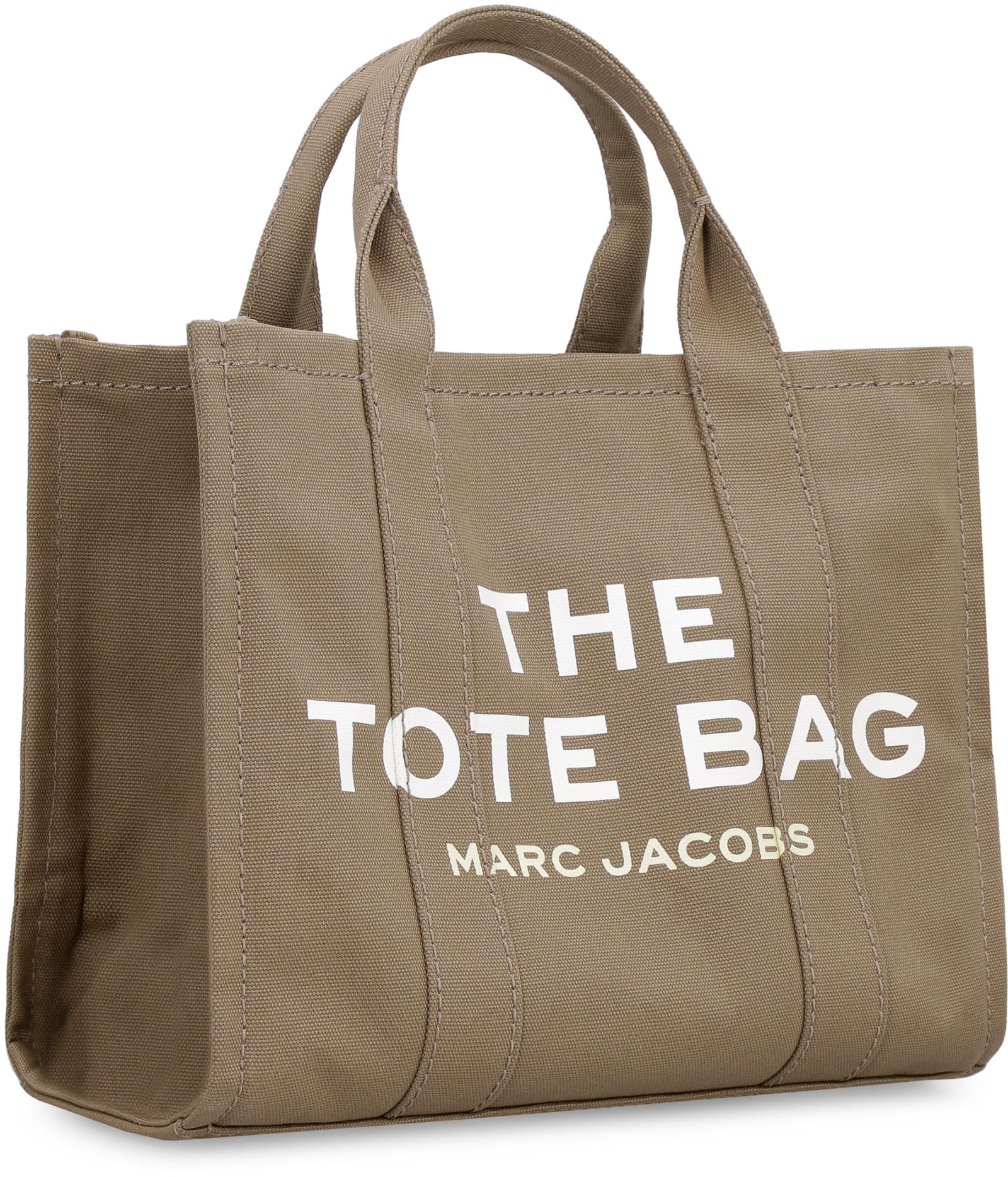 Shop Marc Jacobs The Medium Tote Bag Canvas In Green