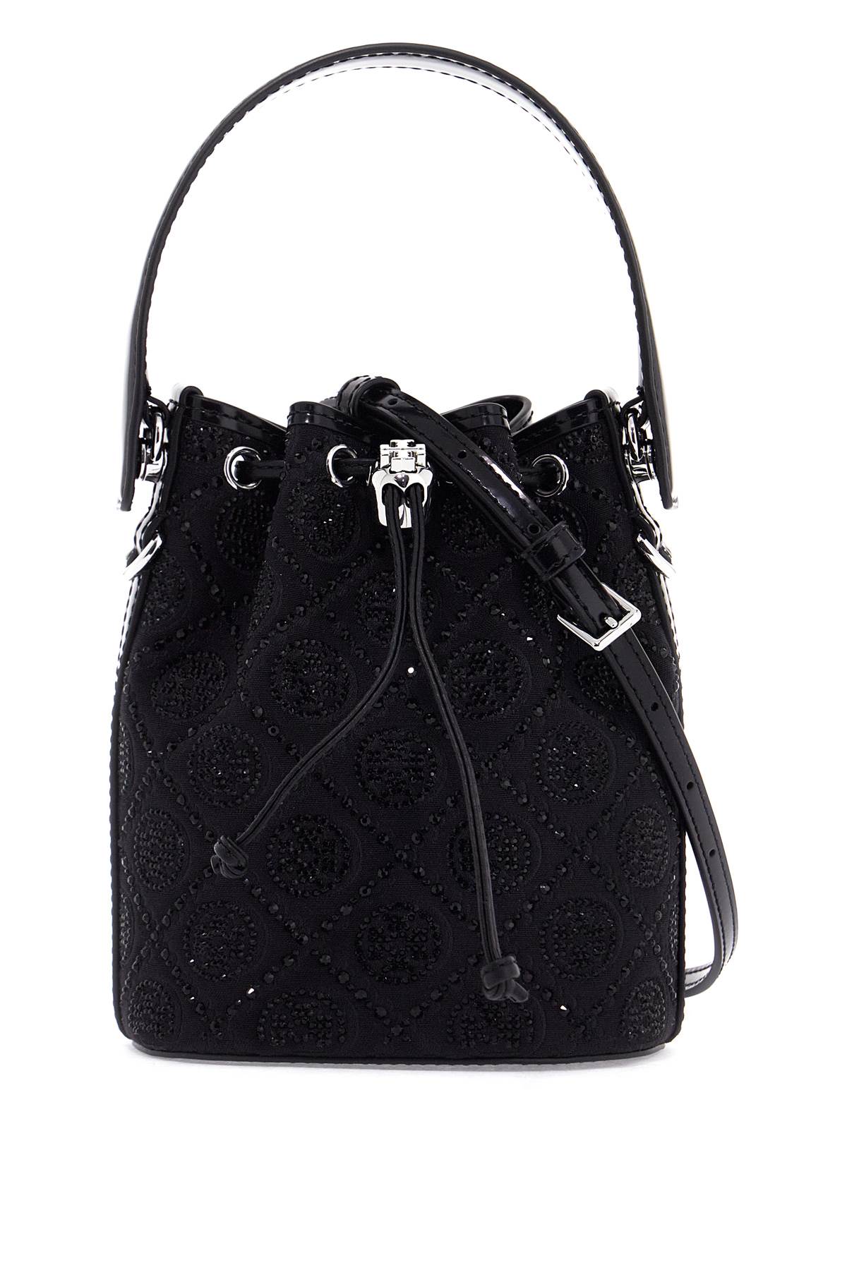 t Monogram Rhinestone Mini Bag