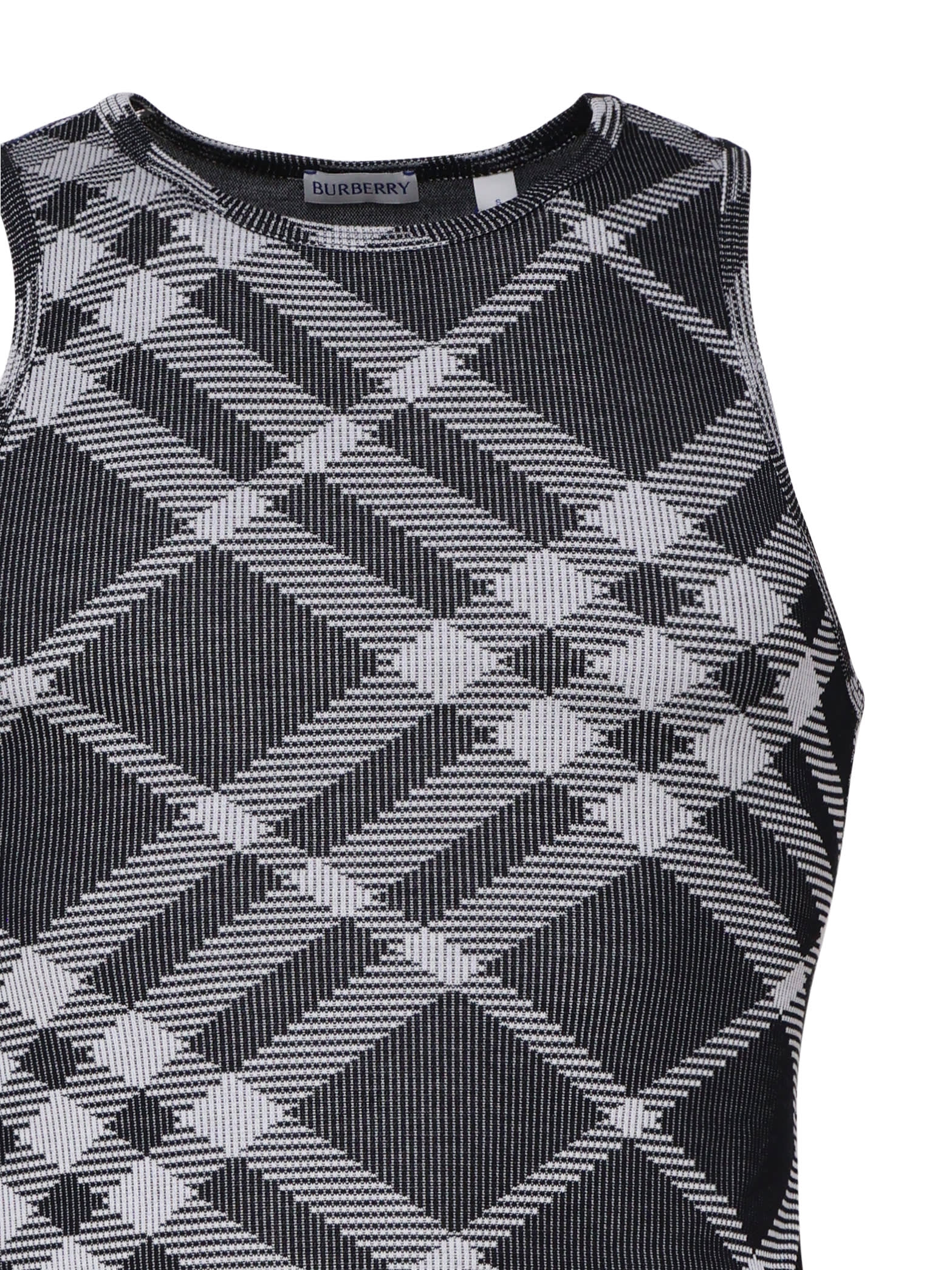 BURBERRY HALTER TOP IN VINTAGE CHECK 