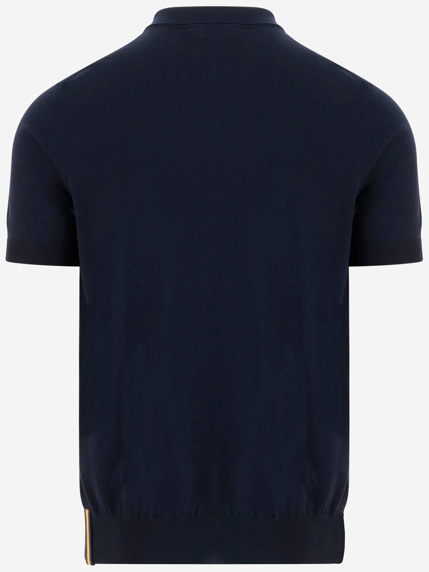 Shop K-way Cotton Polo In Blue