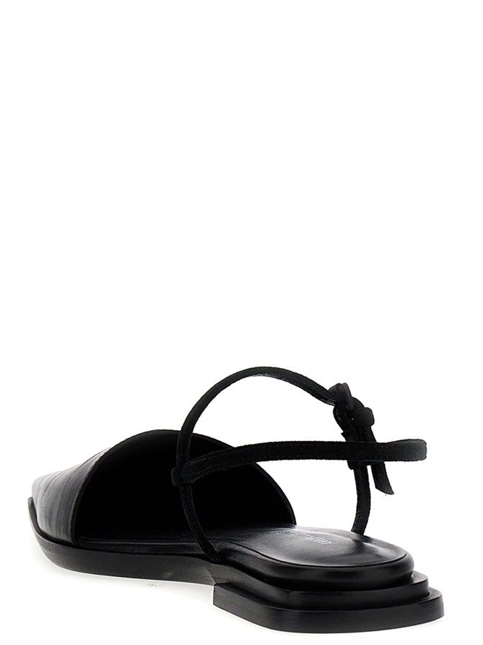 Shop Ann Demeulemeester Barb Mules In Black