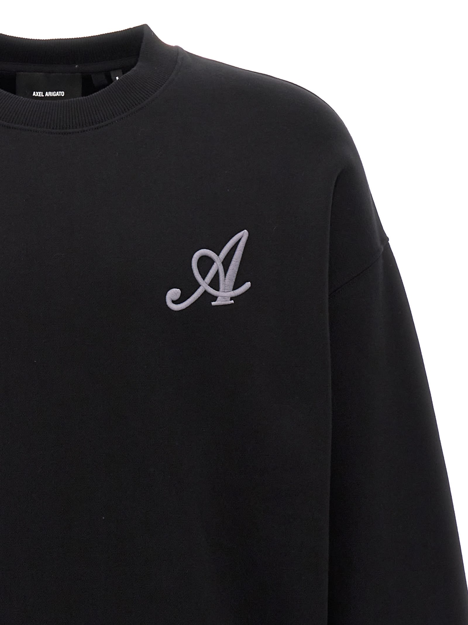 Axel Arigato Rook Embroidered Sweatshirt In Black