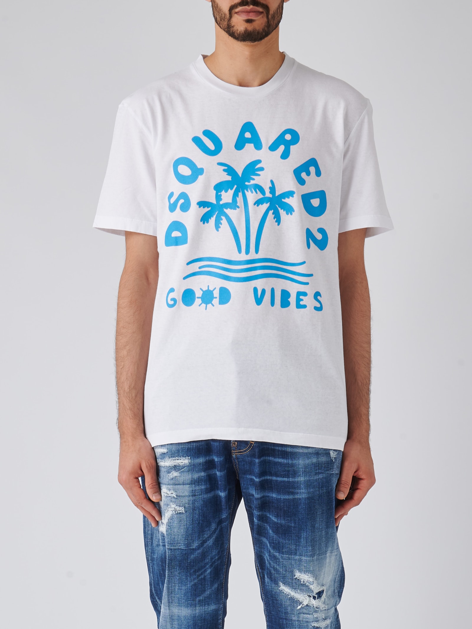 Shop Dsquared2 T-shirt T-shirt In Bianco
