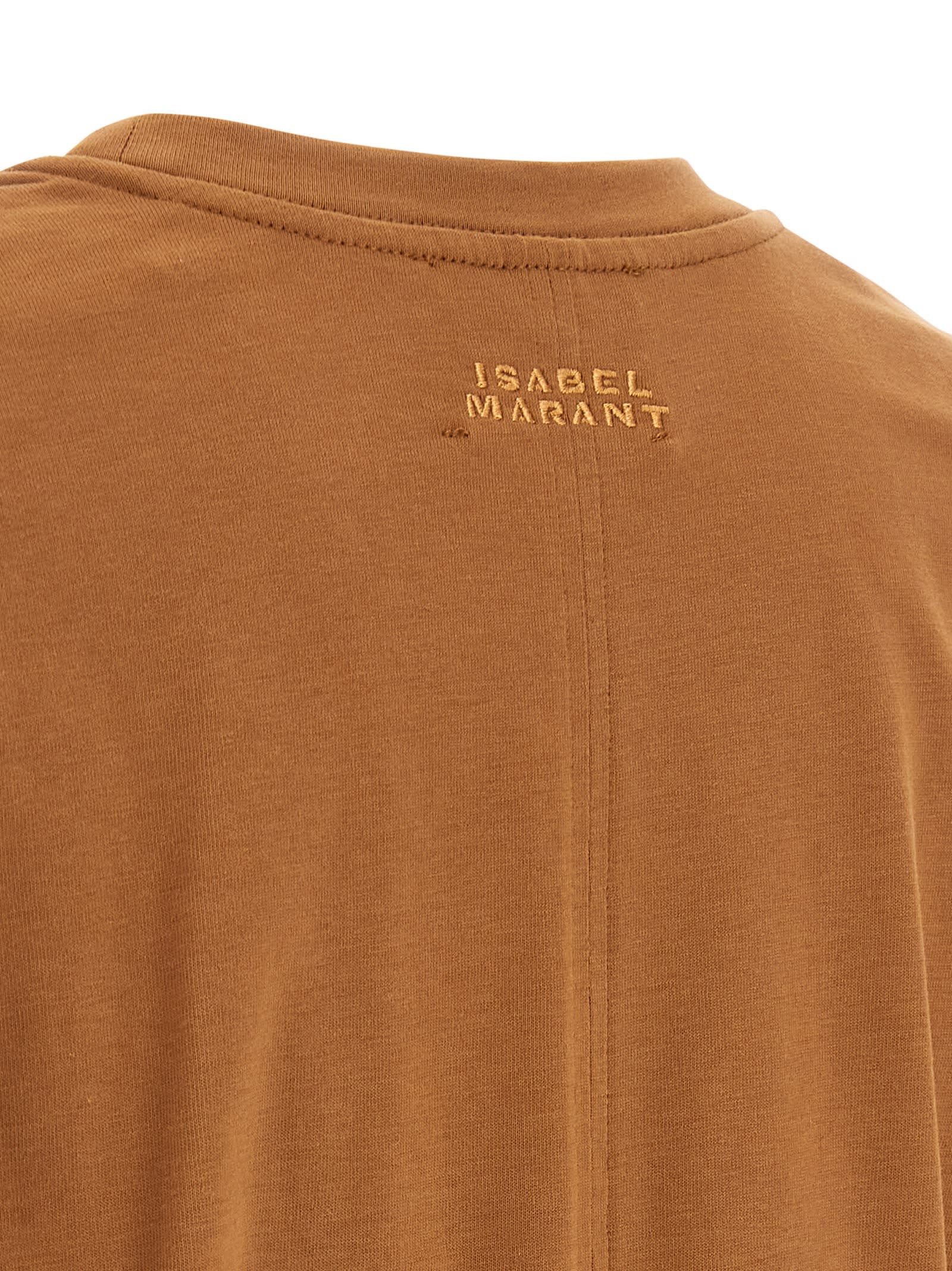 Isabel Marant Zelitos T-shirt In Brown