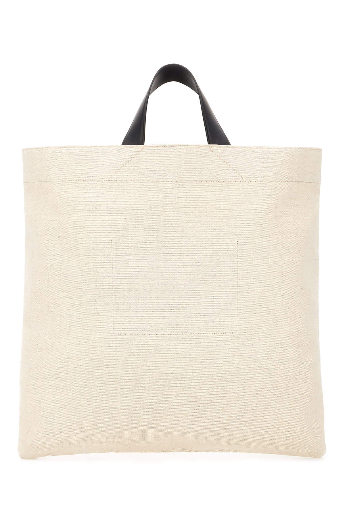 Shop Jil Sander Sand Canvas Shopping Bag In 280