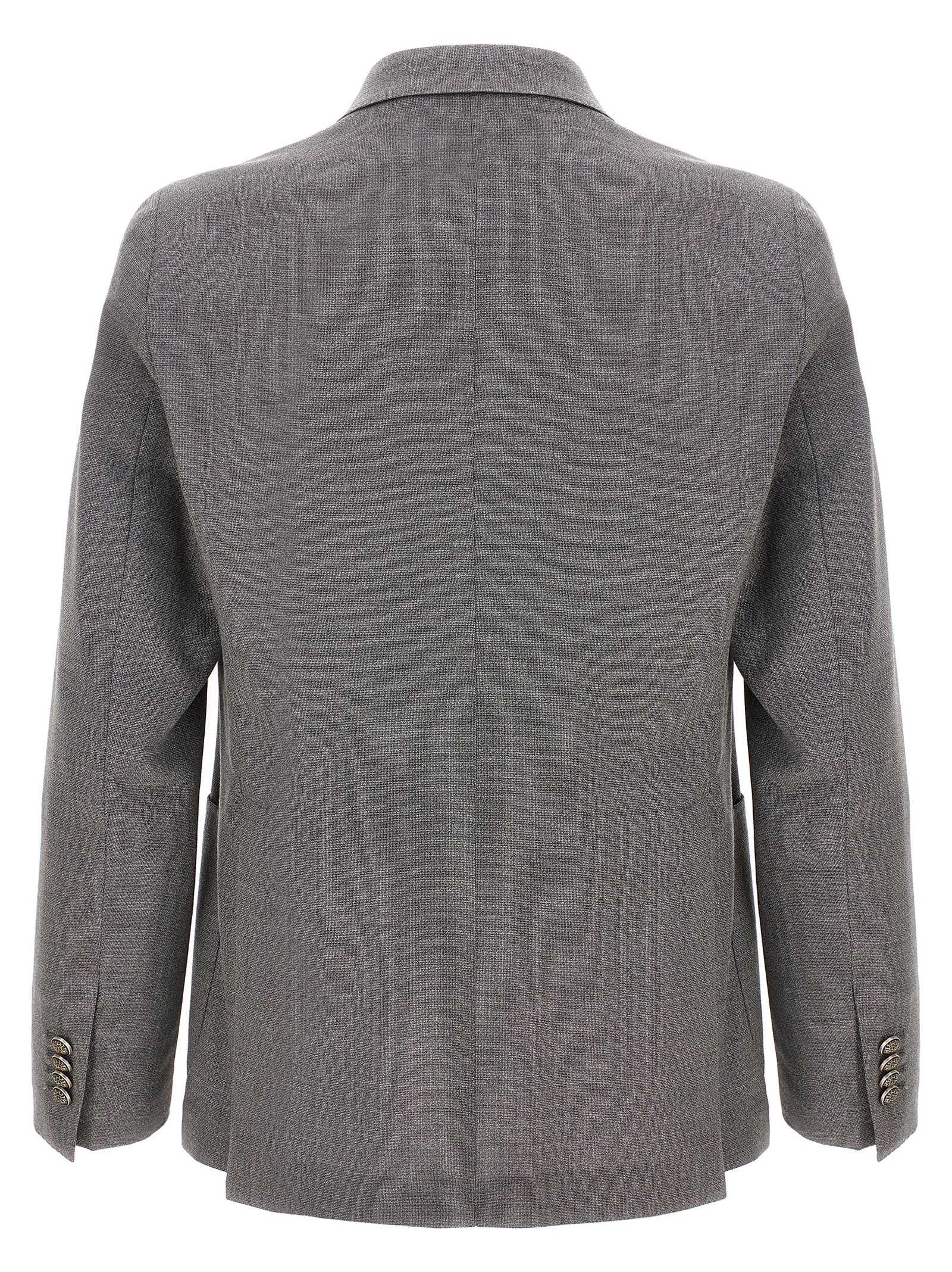 Shop Tagliatore Montecarlo Blazer In Gray