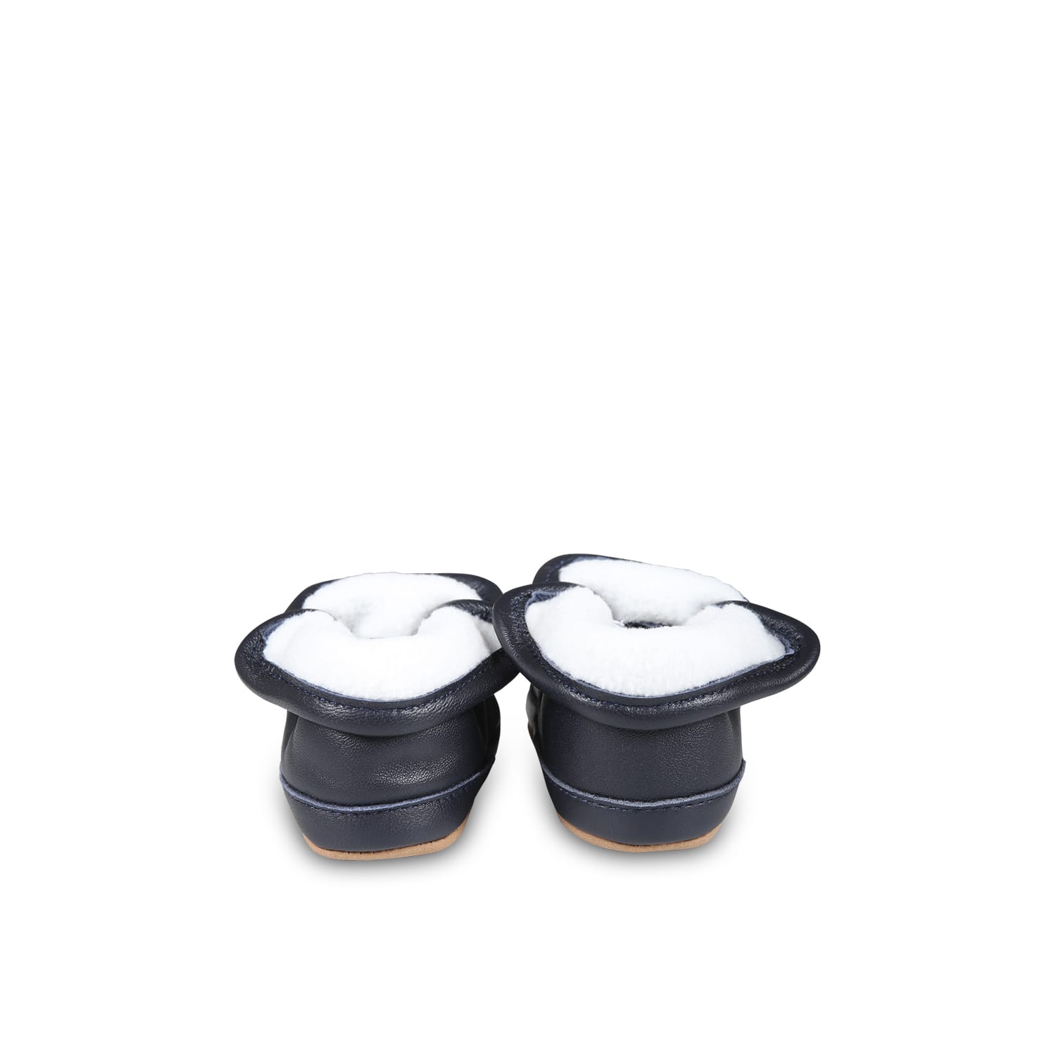 Hugo Boss Blue Slippers For Baby Boy With Logo In Blue
