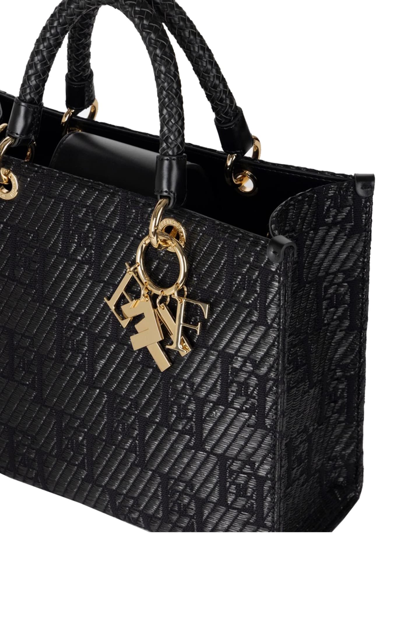 Shop Elisabetta Franchi Handbag In Black