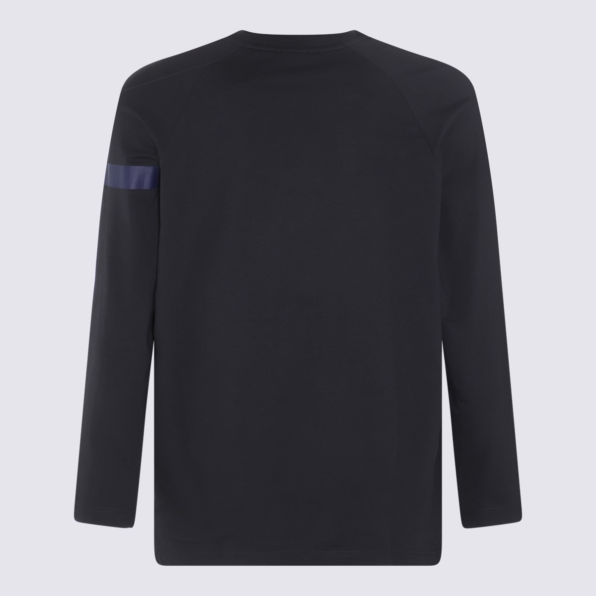 Shop Hugo Boss Dark Blue Cotton Stretch Sweatshirt