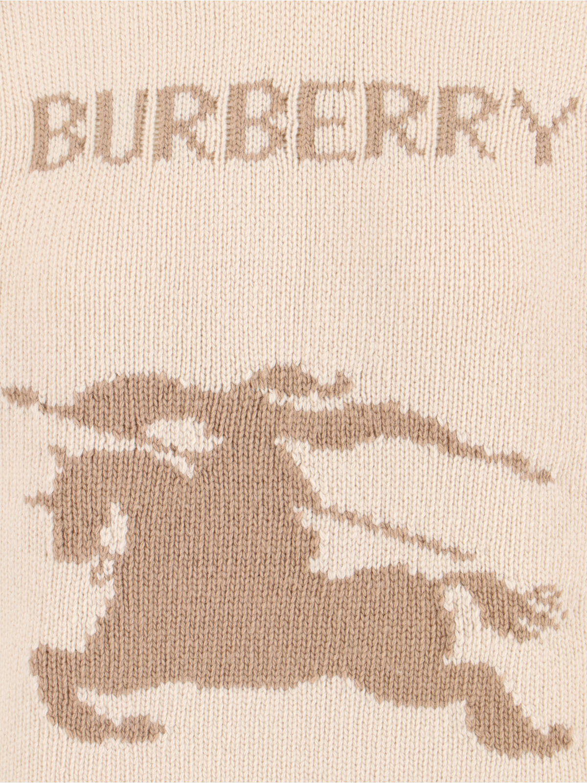 Burberry Wool And Cashmere Sweater In Neutral