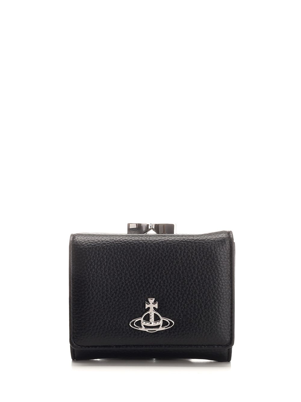 Shop Vivienne Westwood Small Frame Wallet In Black