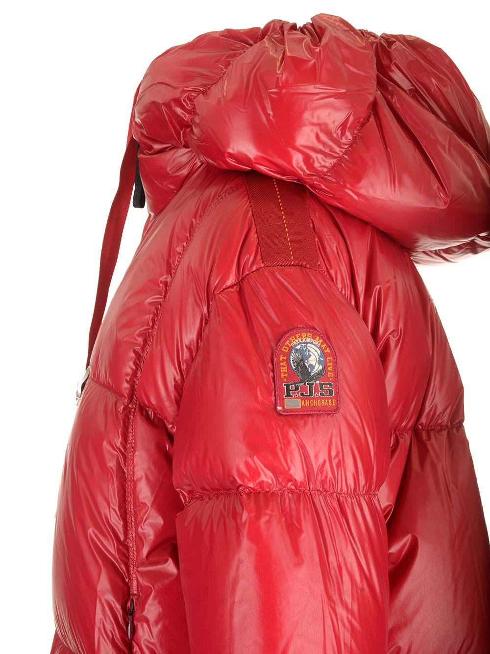 Shop Parajumpers Lily Down Jacket In Red