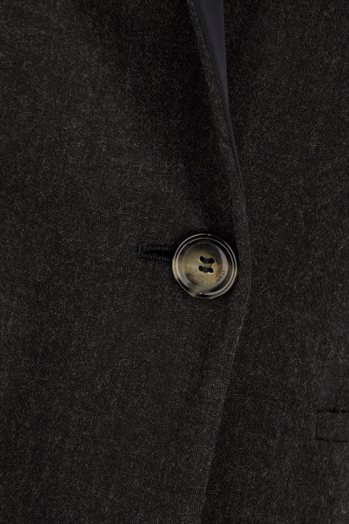 Alberta Ferretti Slate Wool Blazer In Gray